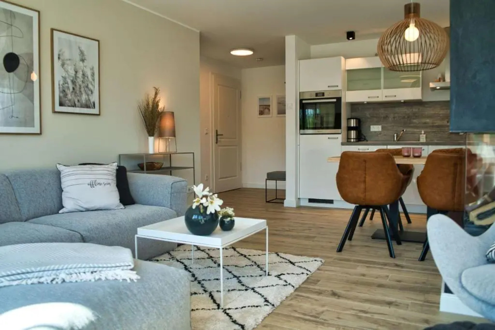 Alte Fischfabrik Lauterbach FeWo Nr 19 Balkon, Hafennähe