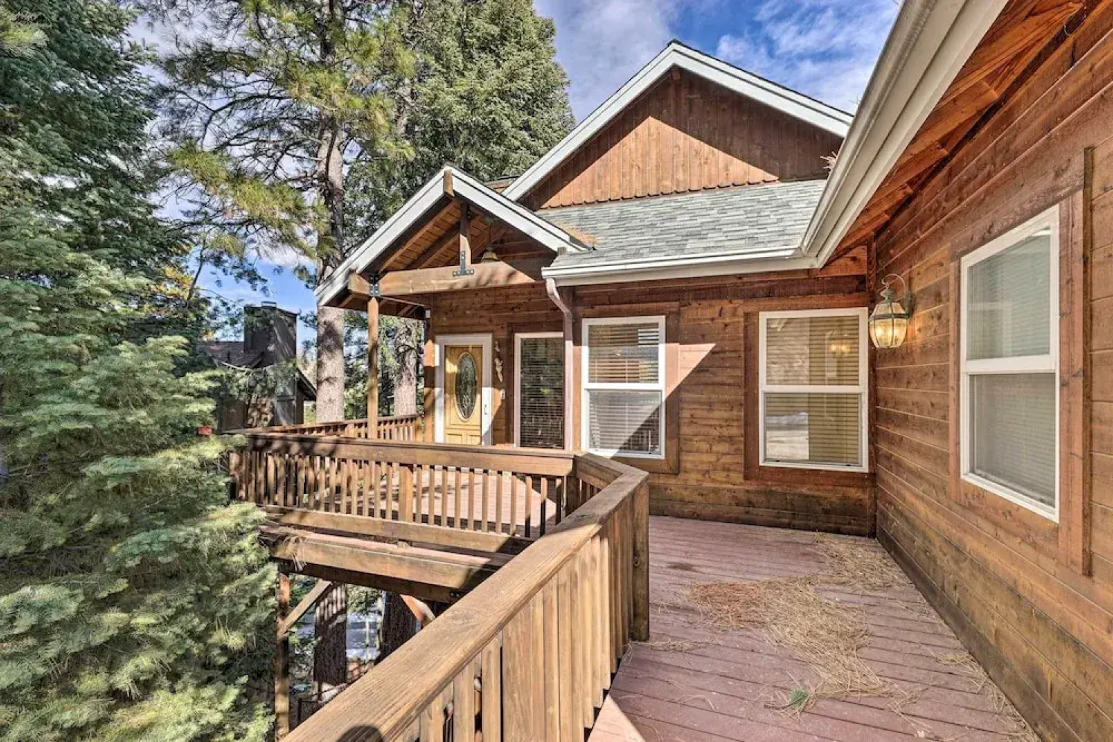 Wraparound Deck: Woodland Cabin in Lake Arrowhead