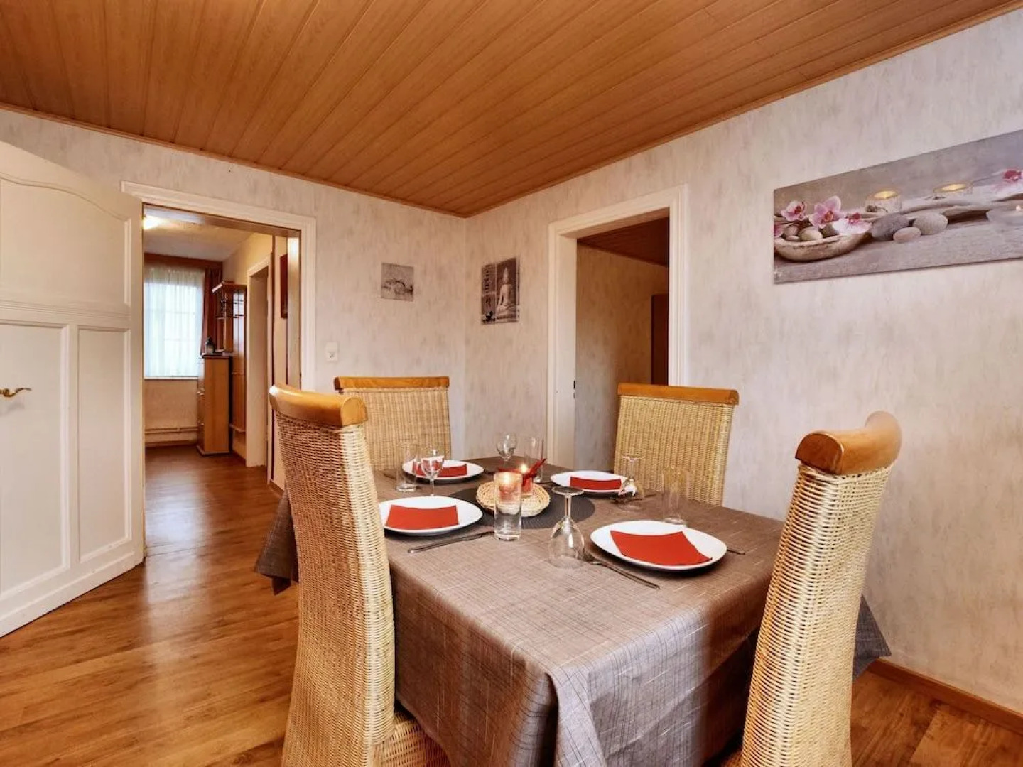 Cosy Apartment in Born With Terrace and Garden