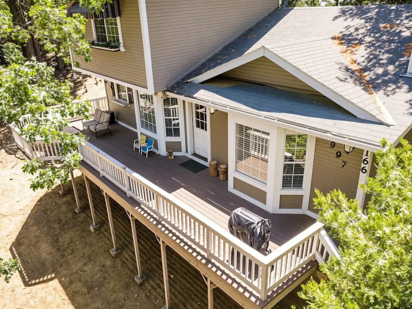 Ridgecrest Rendezvous -  Huge Wrap-Around Deck - Perfect for Sunbathing or BBQ-ing by Yosemite Region Resorts