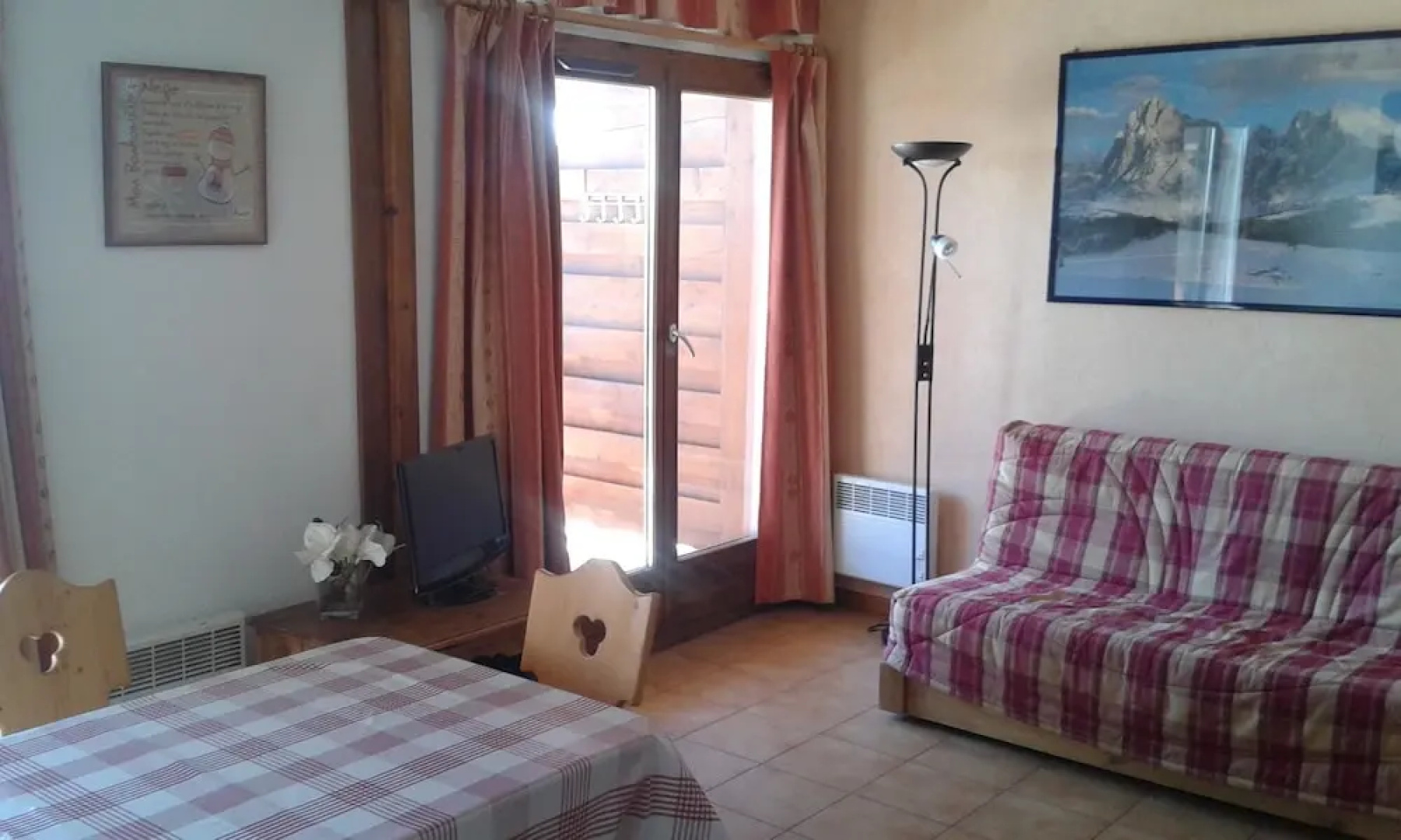 Studio in Praz-sur-arly, With Wonderful Mountain View and Enclosed Gar