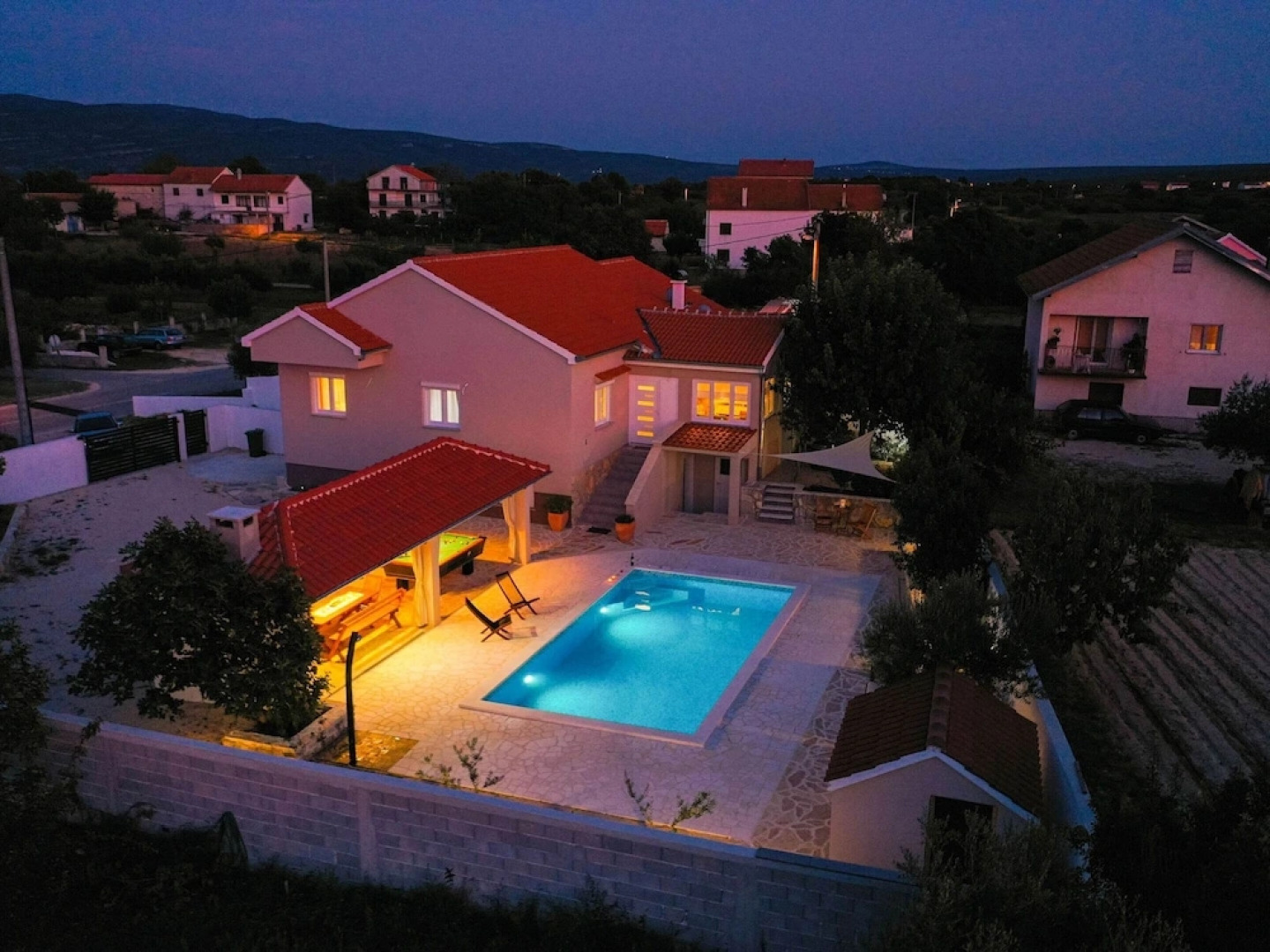 Villa in Pridraga With Pool and Five Person