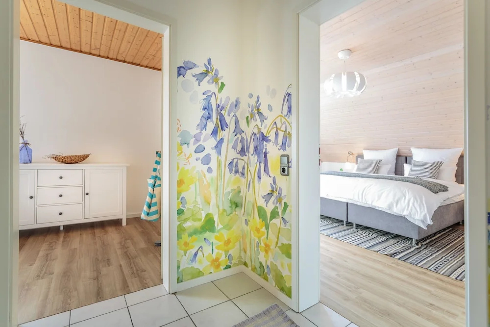 Schwalbe in der Heide