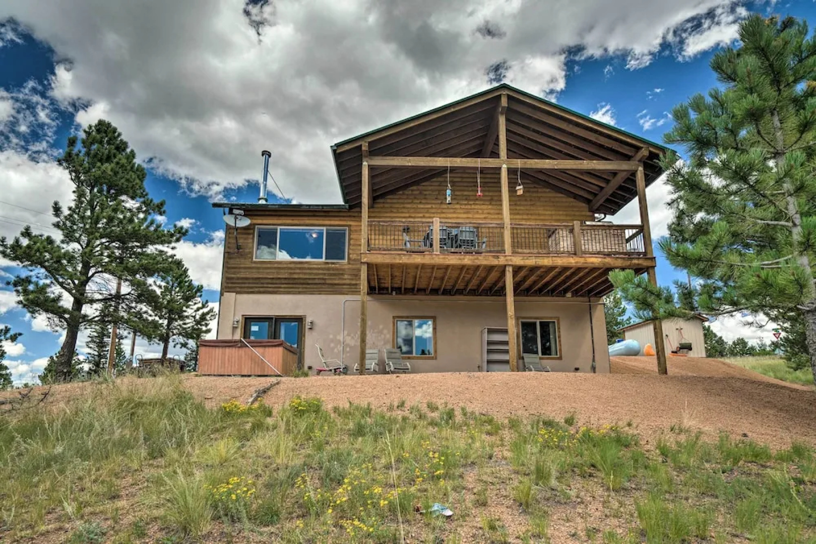 Cripple Creek Mountain Getaway w/ Hot Tub & Views!