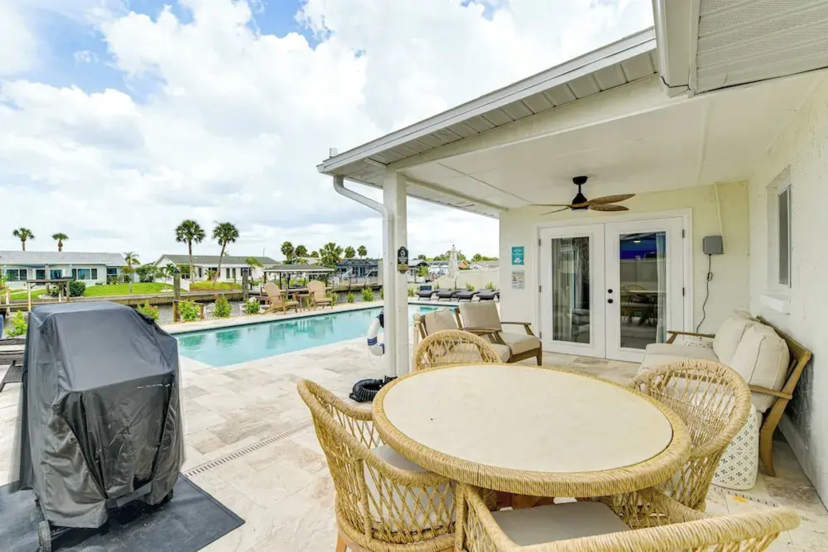 Private Pool w/ Canal Views: Apollo Beach Getaway