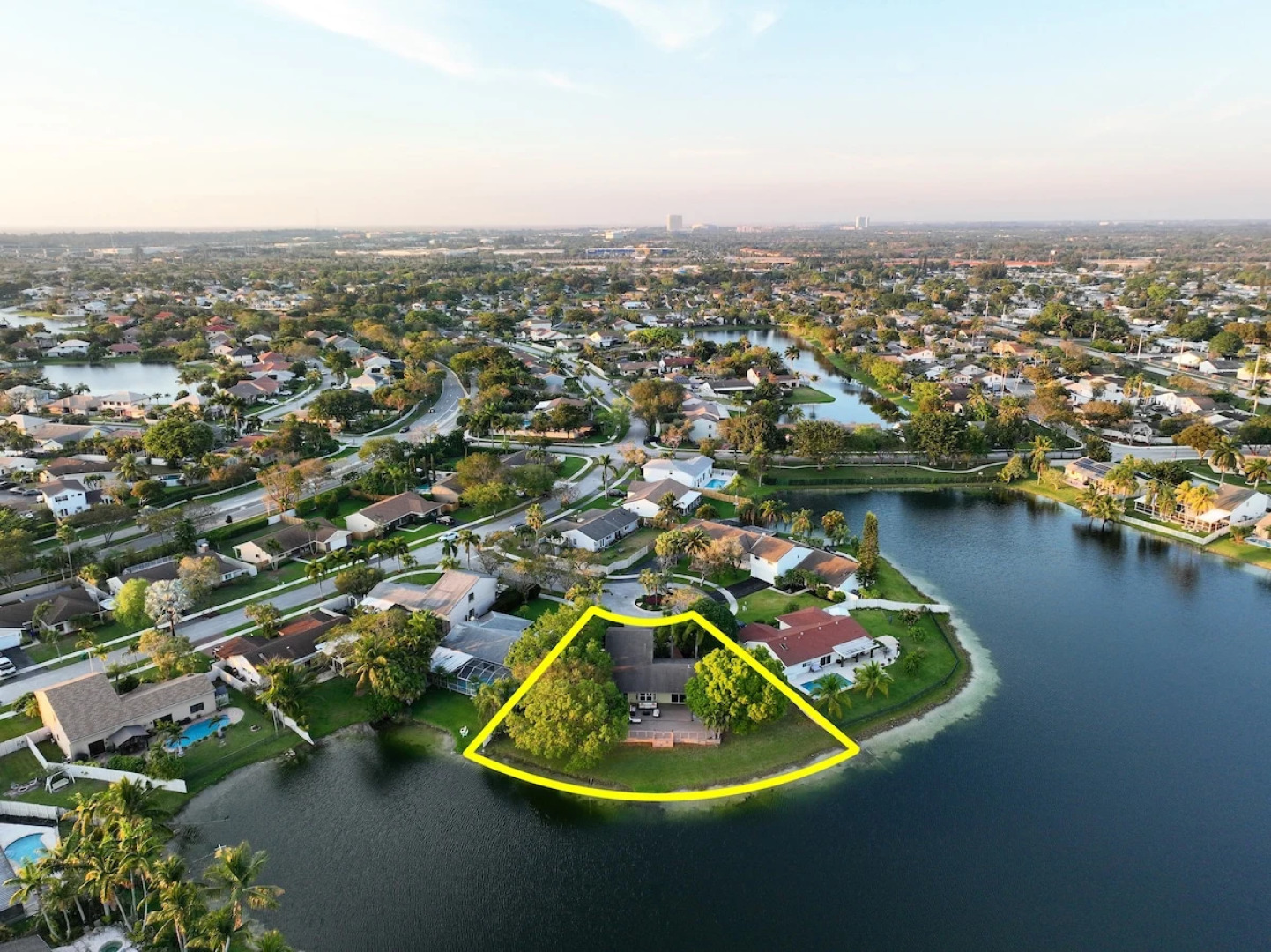 Blue stone lake home by PMI