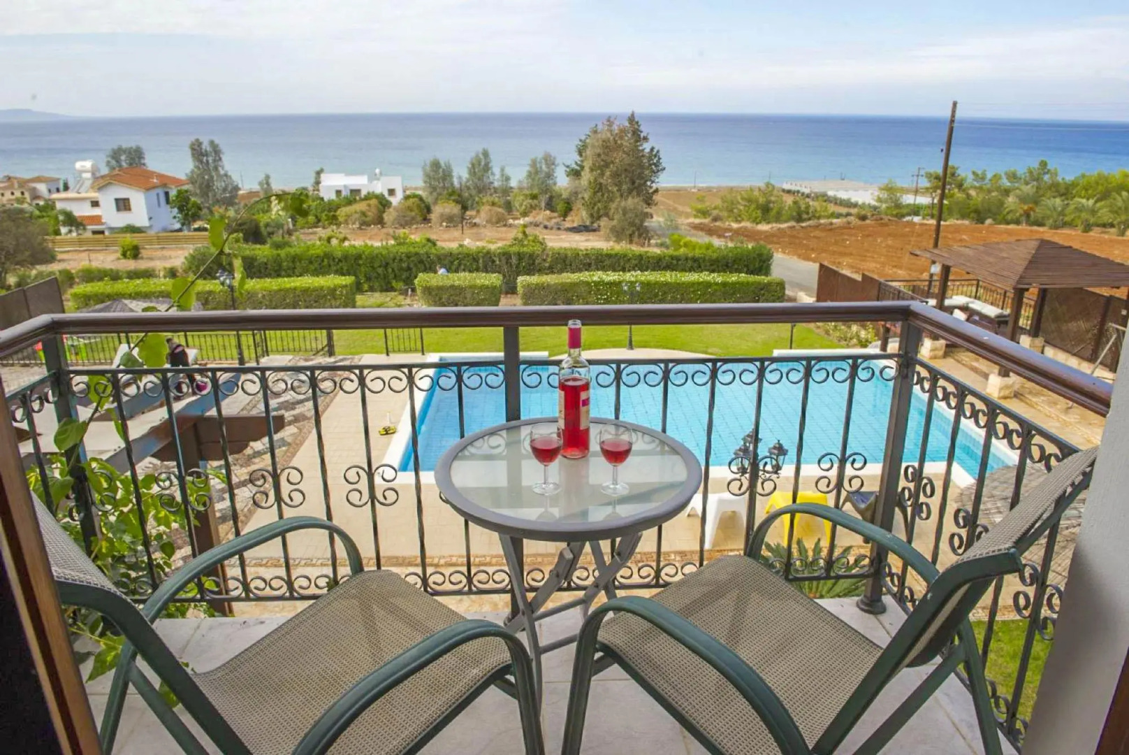 Villa Minoas Large Private Pool Walk to Beach Sea Views A C Wifi Eco-friendly - 2565