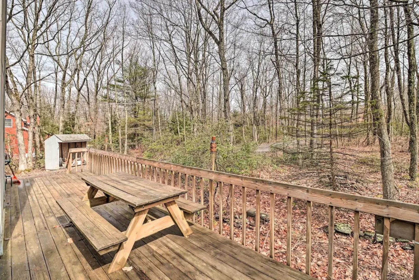 ~ 1 Mi to Lake: Secluded Poconos Home w/ Decks