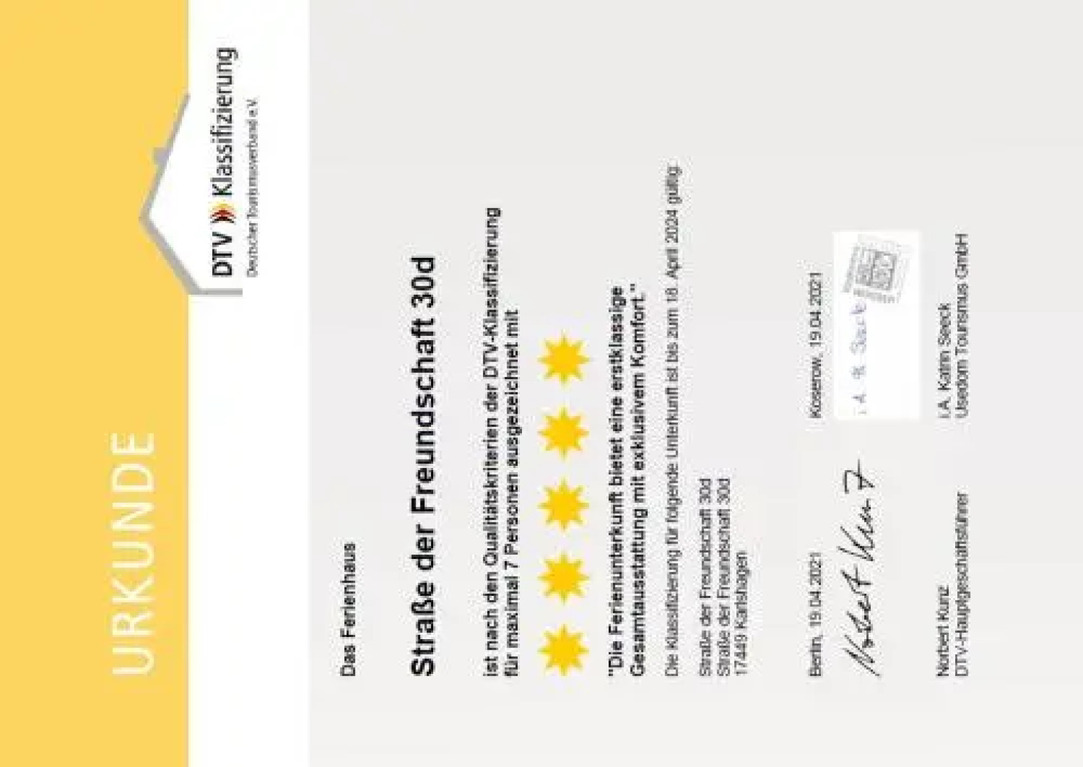 Straße der Freundschaft 30d