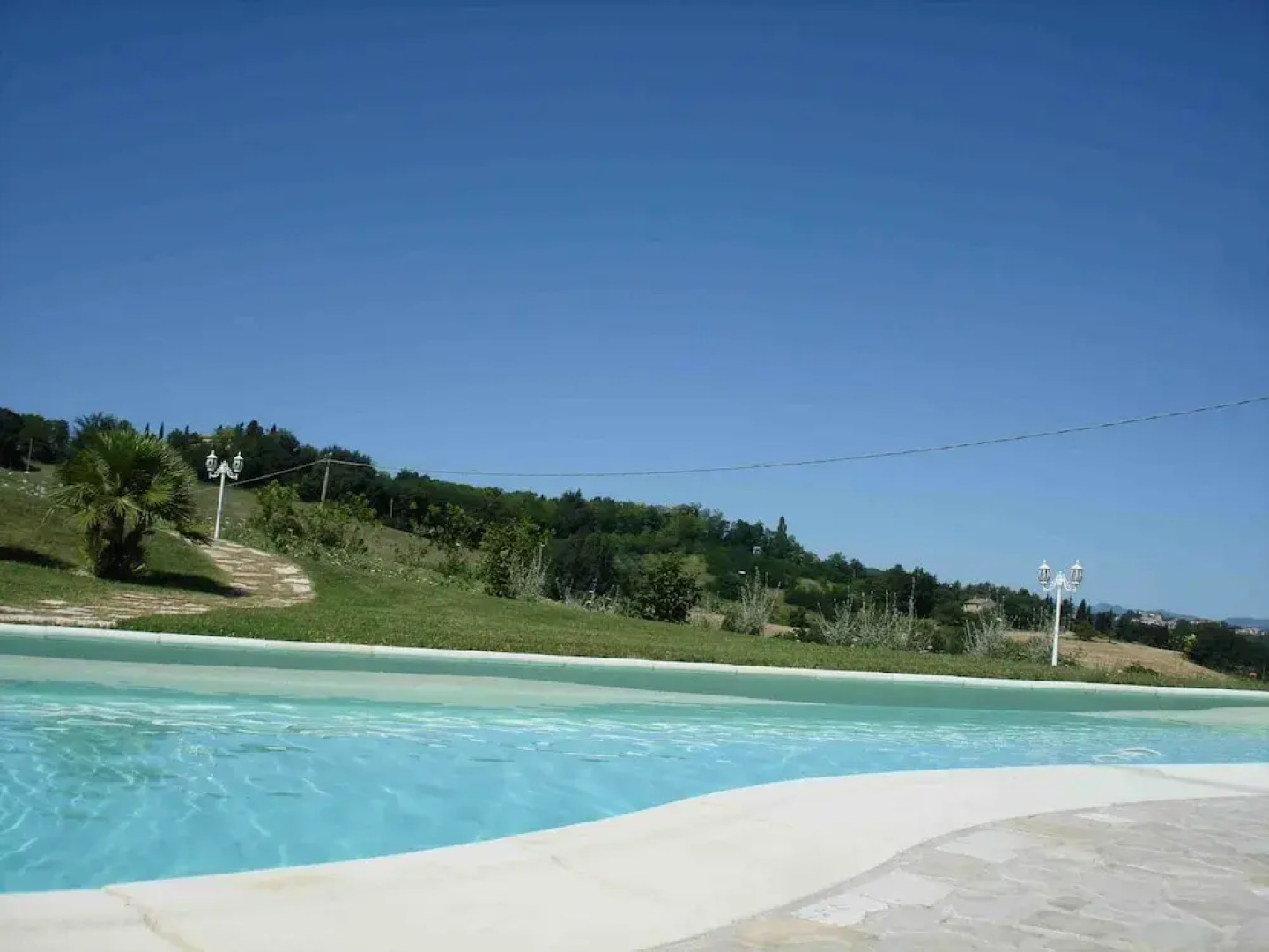 House With one Bedroom in Montelabbate, With Wonderful sea View, Private Pool, Enclosed Garden