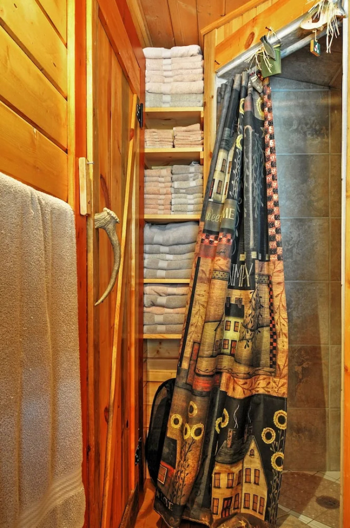 Remote Antimony Log Cabin w/ Green Meadow Views!