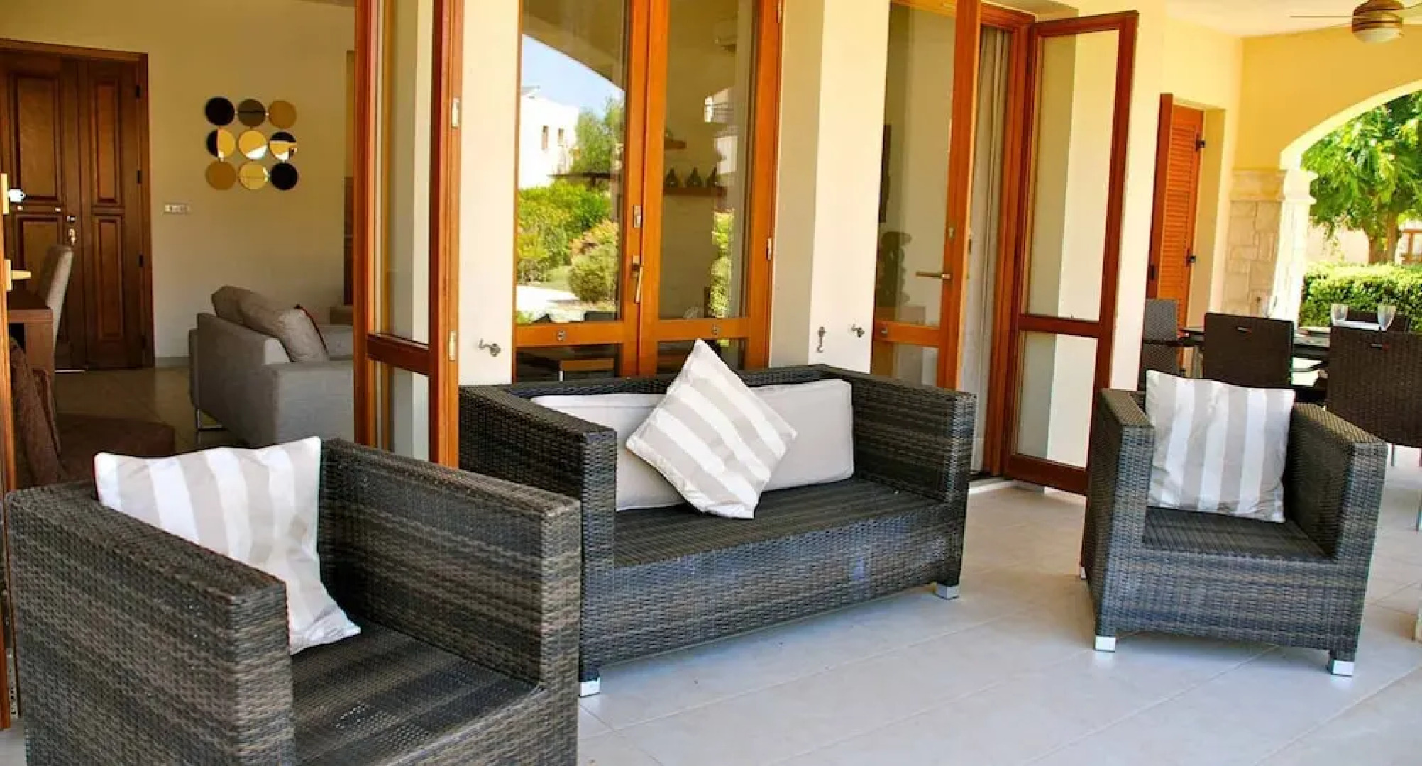 Fantastic 3 bedroom pool side ground floor apartment 'BE01'; communal pool and resort facilities, Theseus Village on Aphrodite Hills Resort