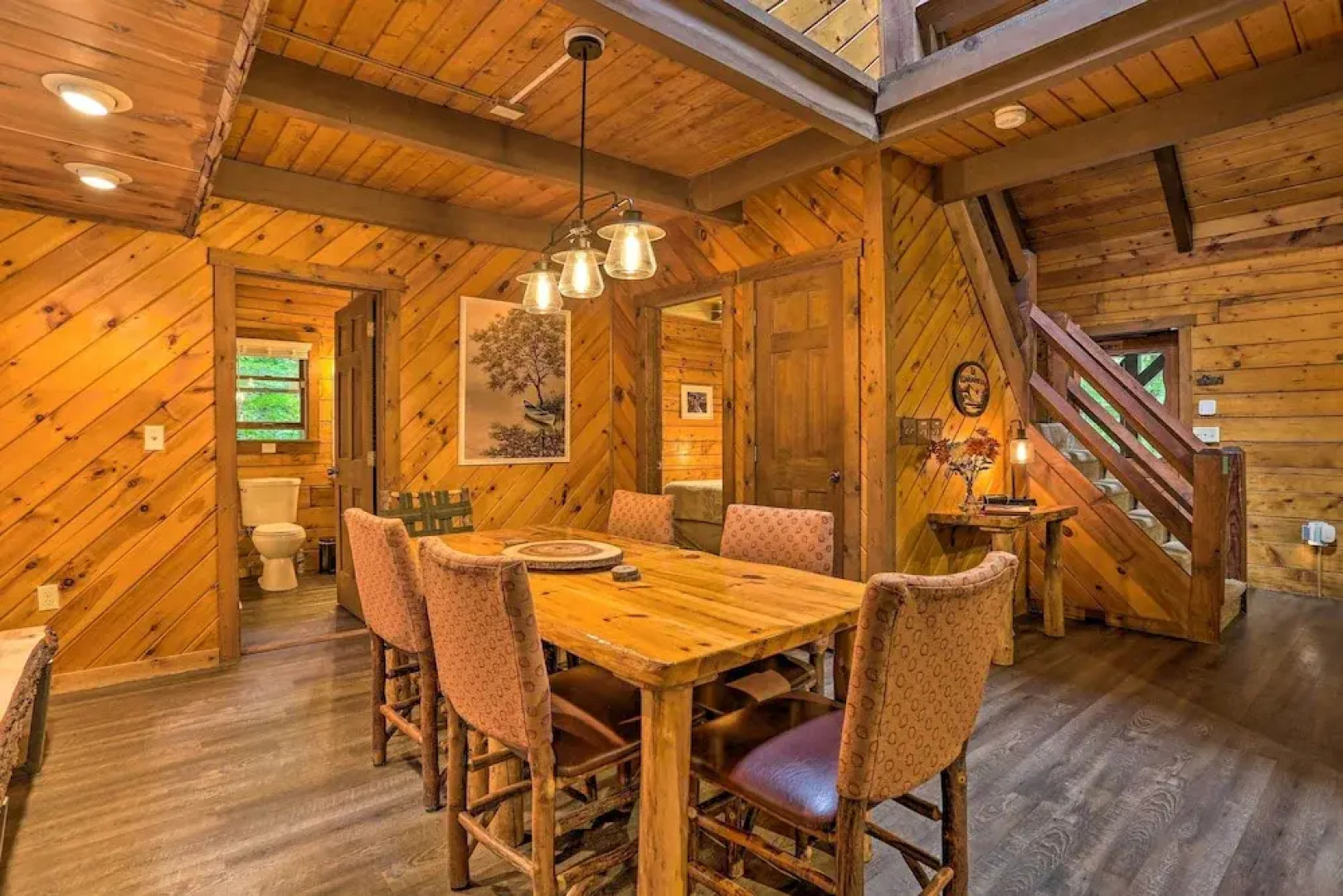 Pocono Log Cabin: Fireplace, Fire Pits & Amenities