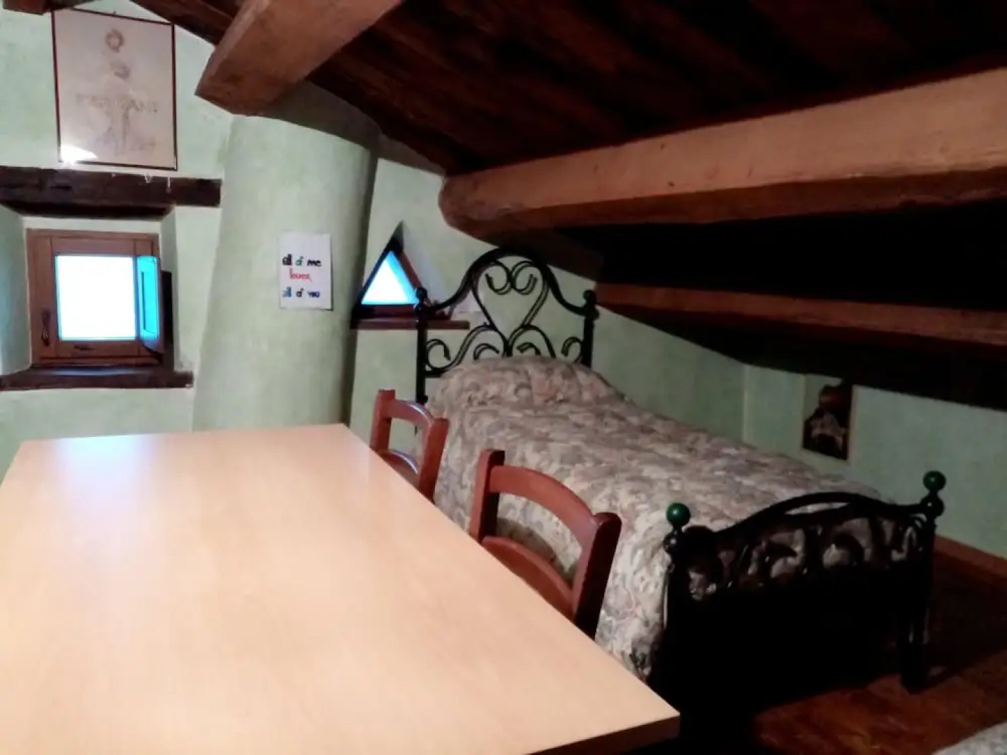 Chalet With 2 Bedrooms in Meschia, With Wonderful sea View and Furnished Garden Near the Slopes