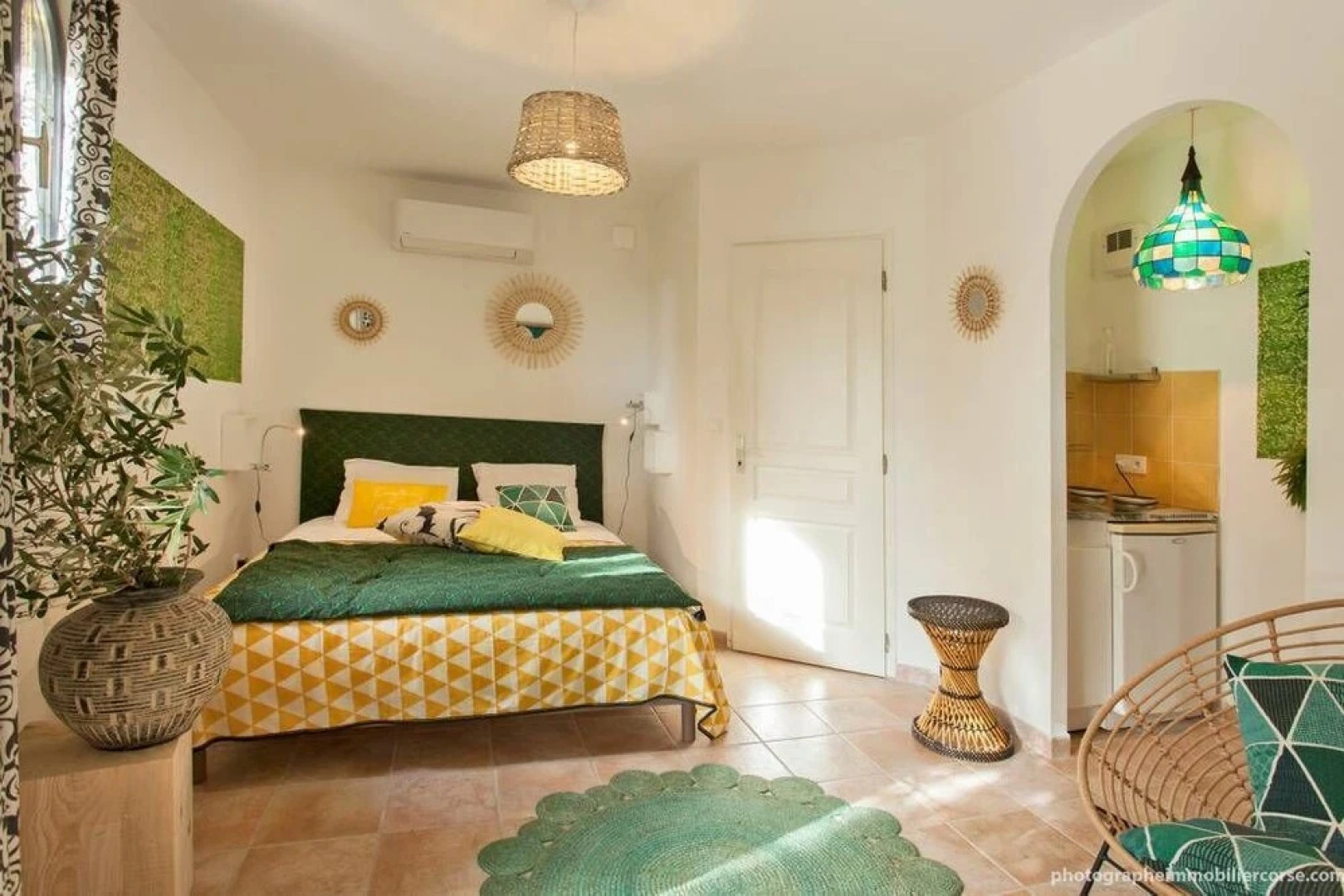 Cottage avec terrasse vue mer