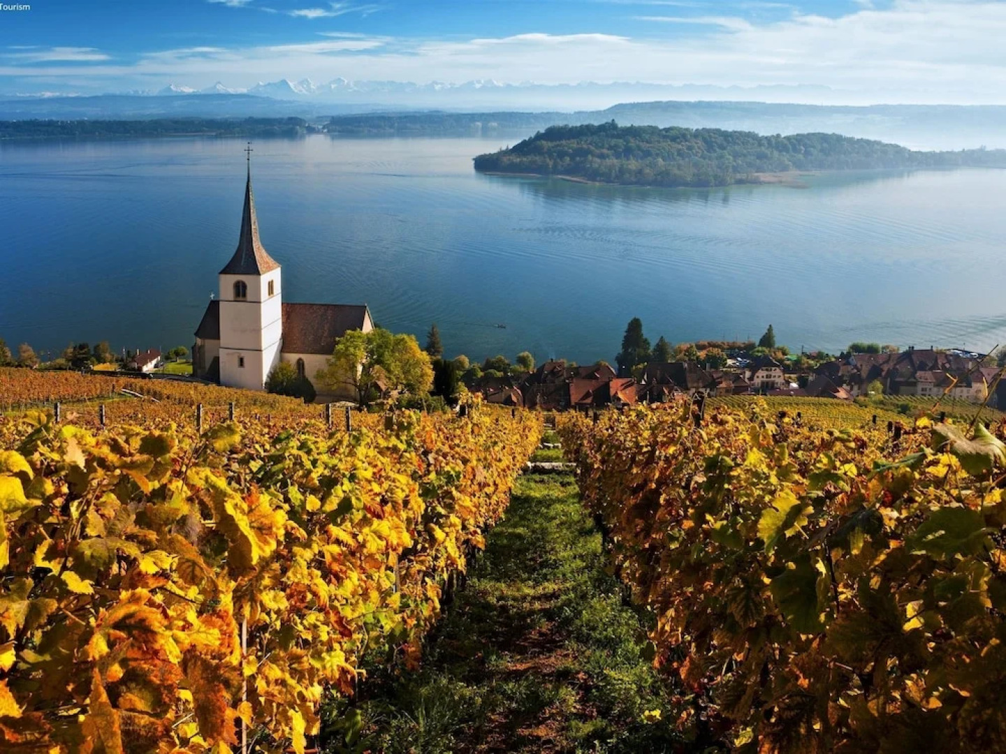 Saas Almagell - With Three and Four Thousand Metre Peaks in the Background