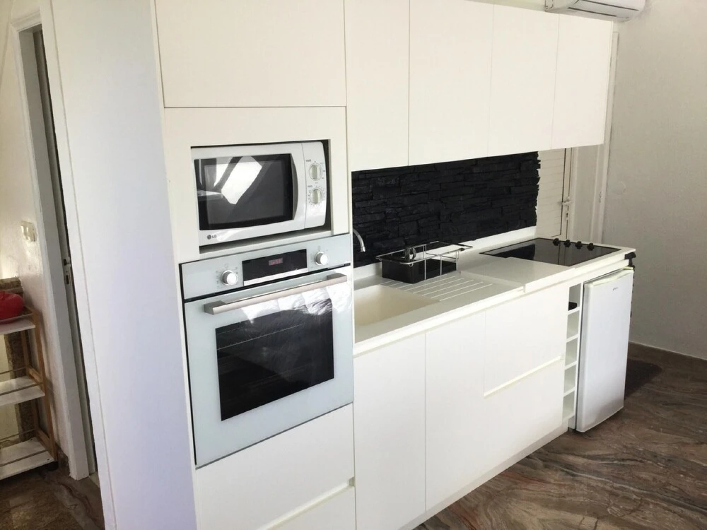 Studio in Sandy-Ground, with Wonderful Sea View, Pool Access, Furnished Balcony