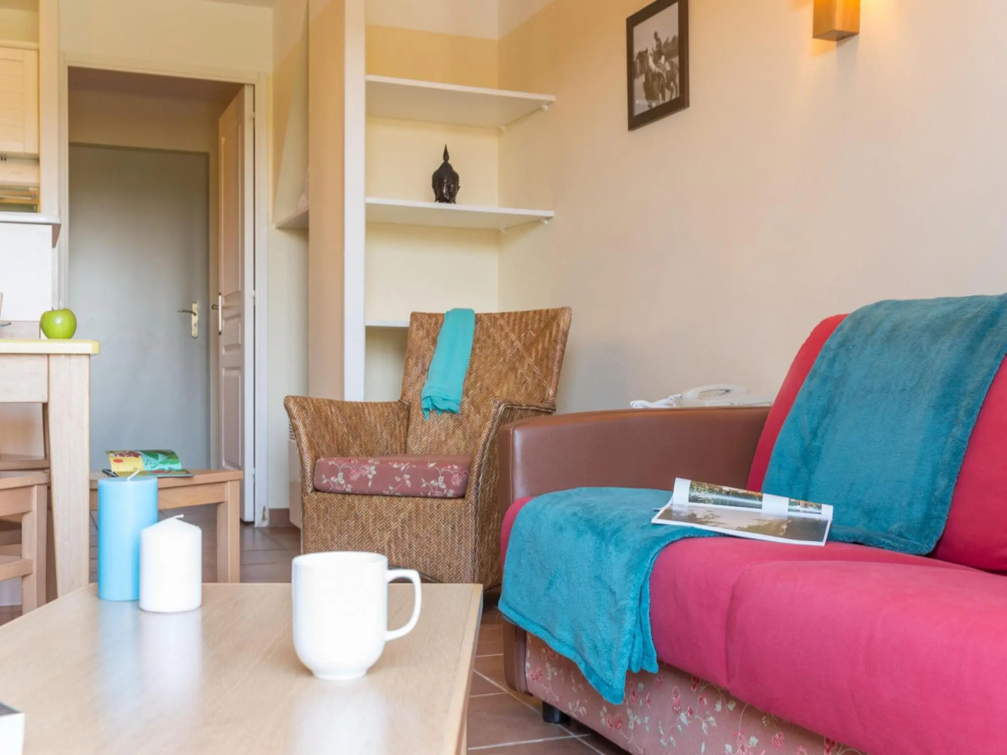 Apartment in Branville with balcony or terrace