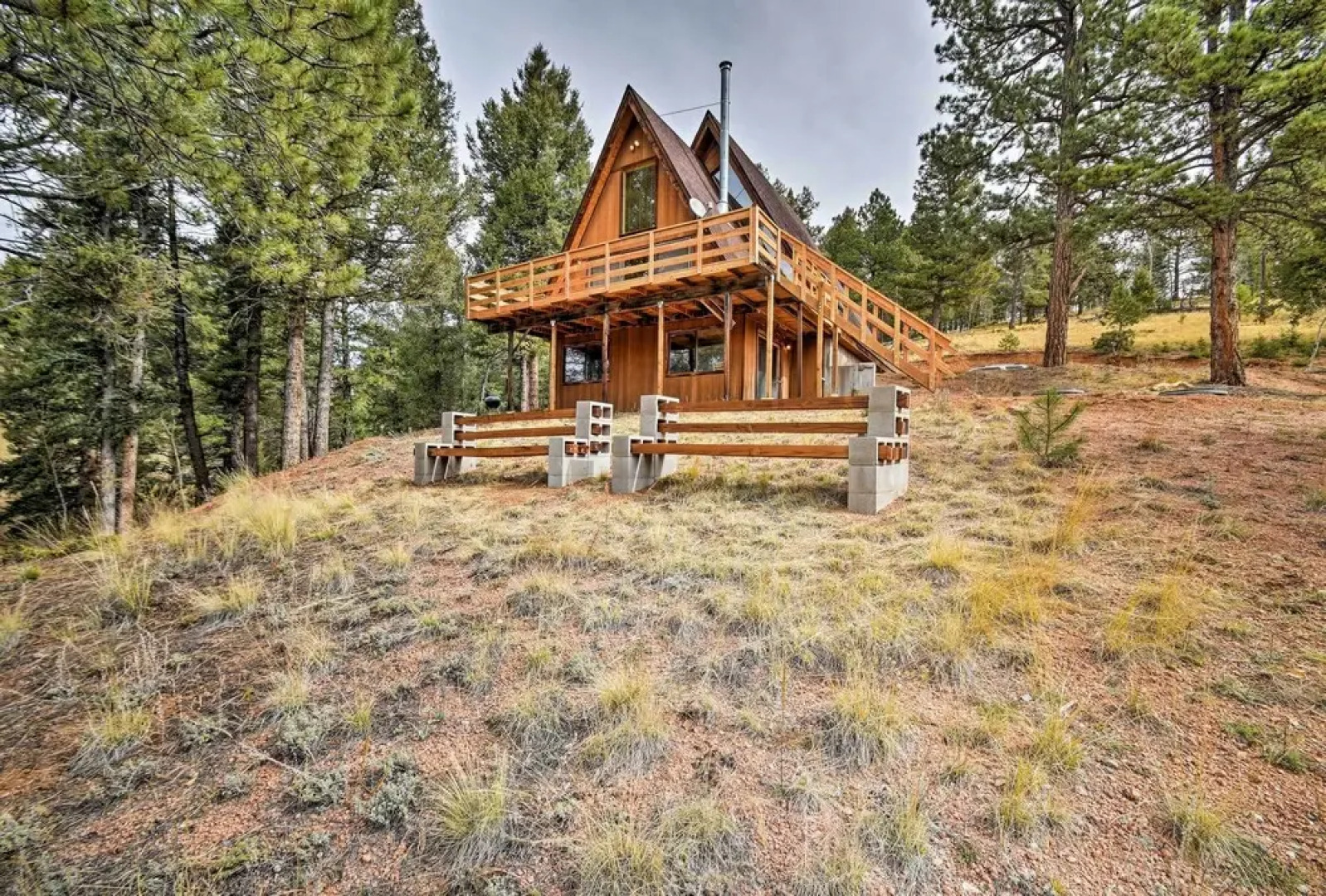 A-frame Cabin w/ Mtn Views: 4 Mi to Cripple Creek!