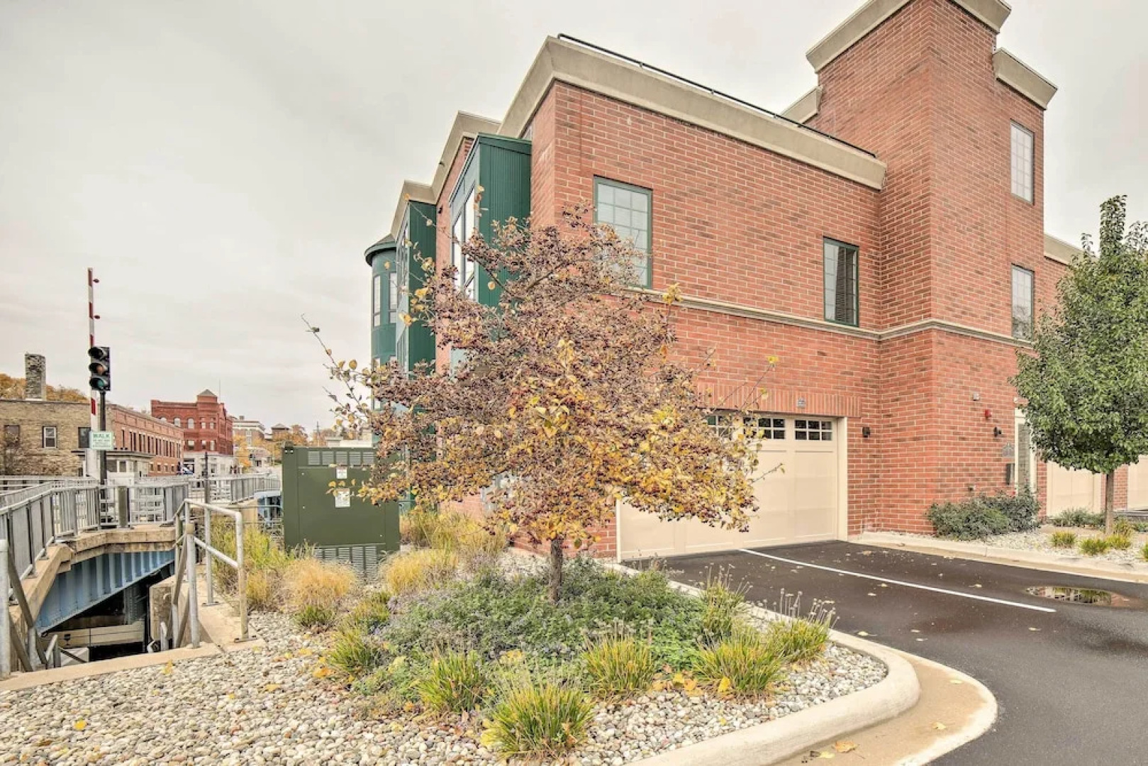 Luxe Manistee Condo w/ Balcony & River Views!