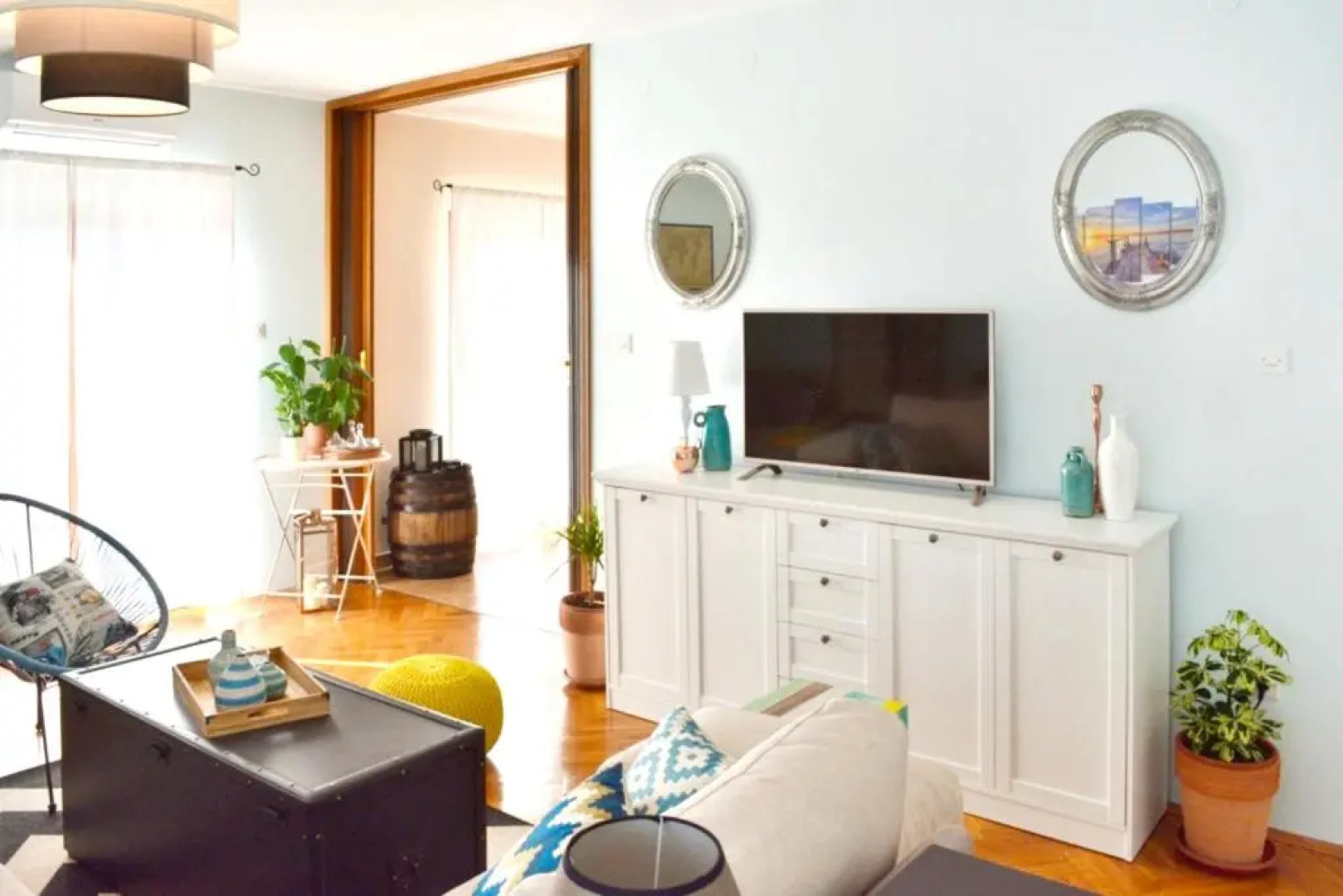 Apartment with 2 bedrooms in Klis with wonderful mountain view furnished balcony and WiFi 10 km from the beach