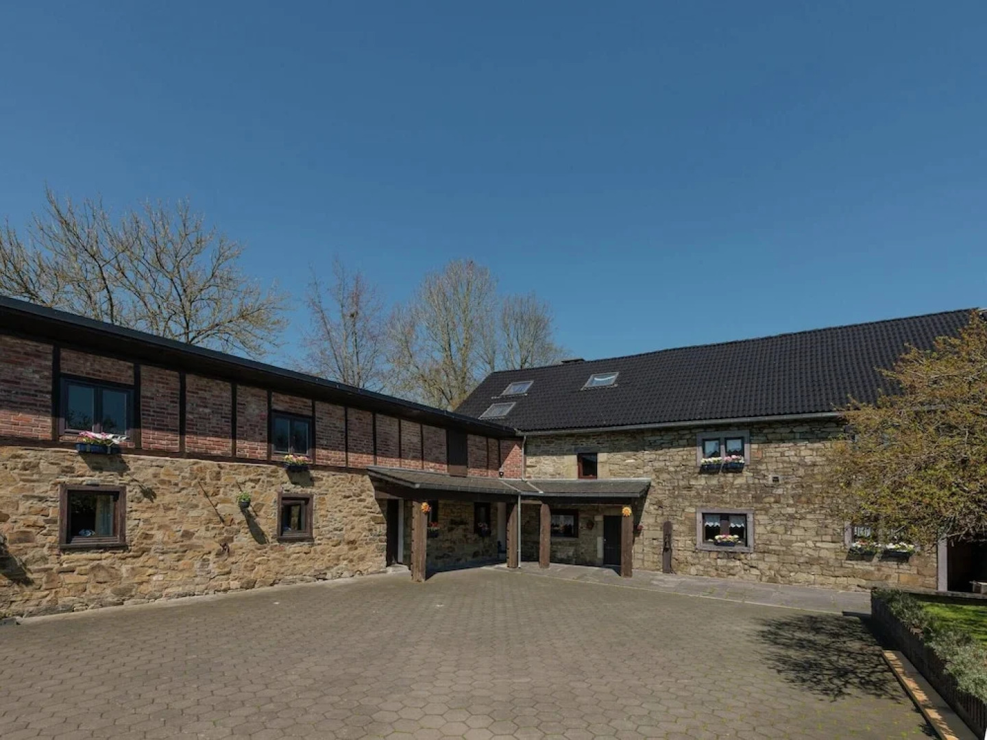 Square Farm Transformed Into a Luxurious Holiday Home