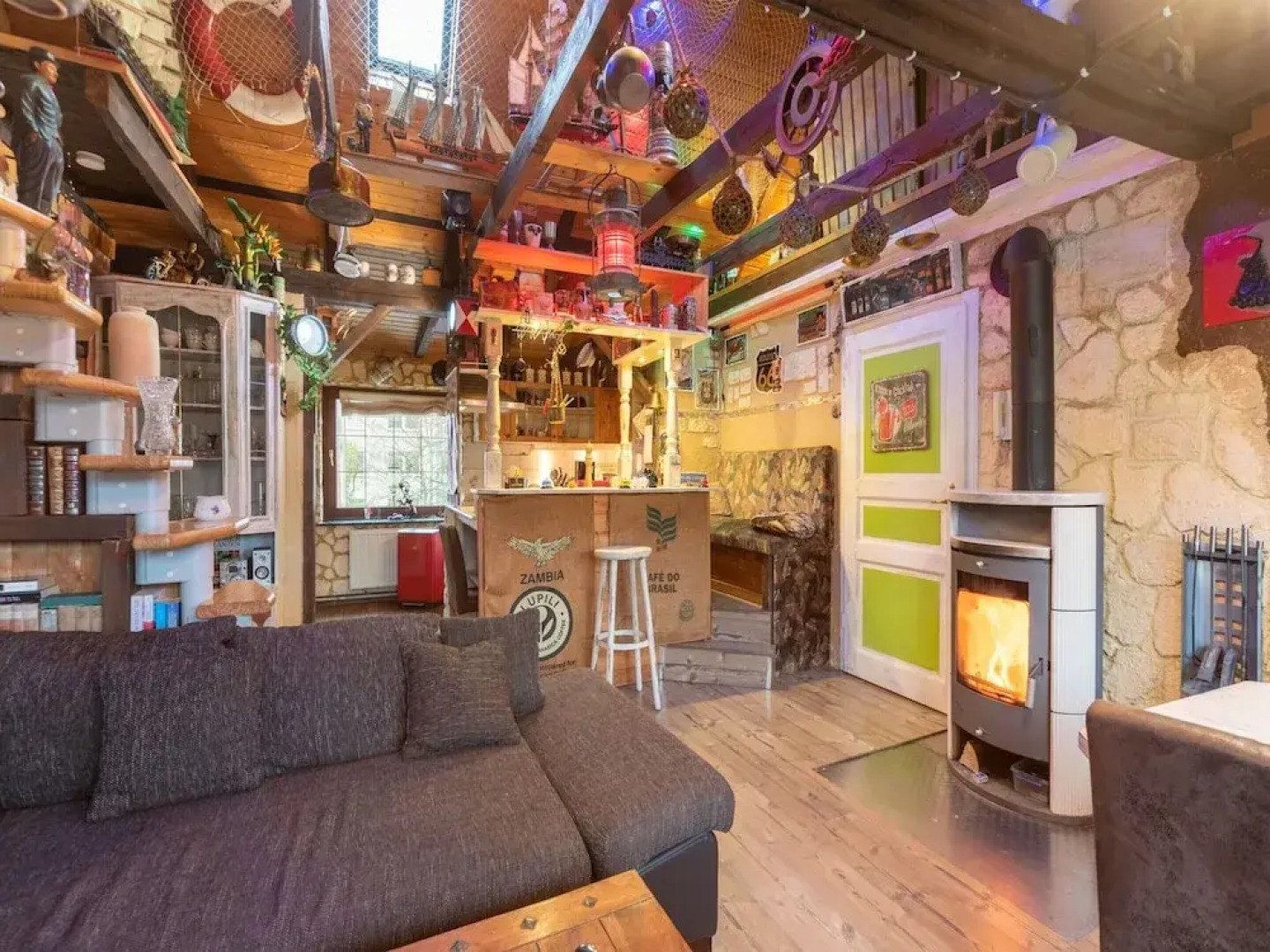 Comfortable Apartment in Wismar Mecklenburg With Fireplace