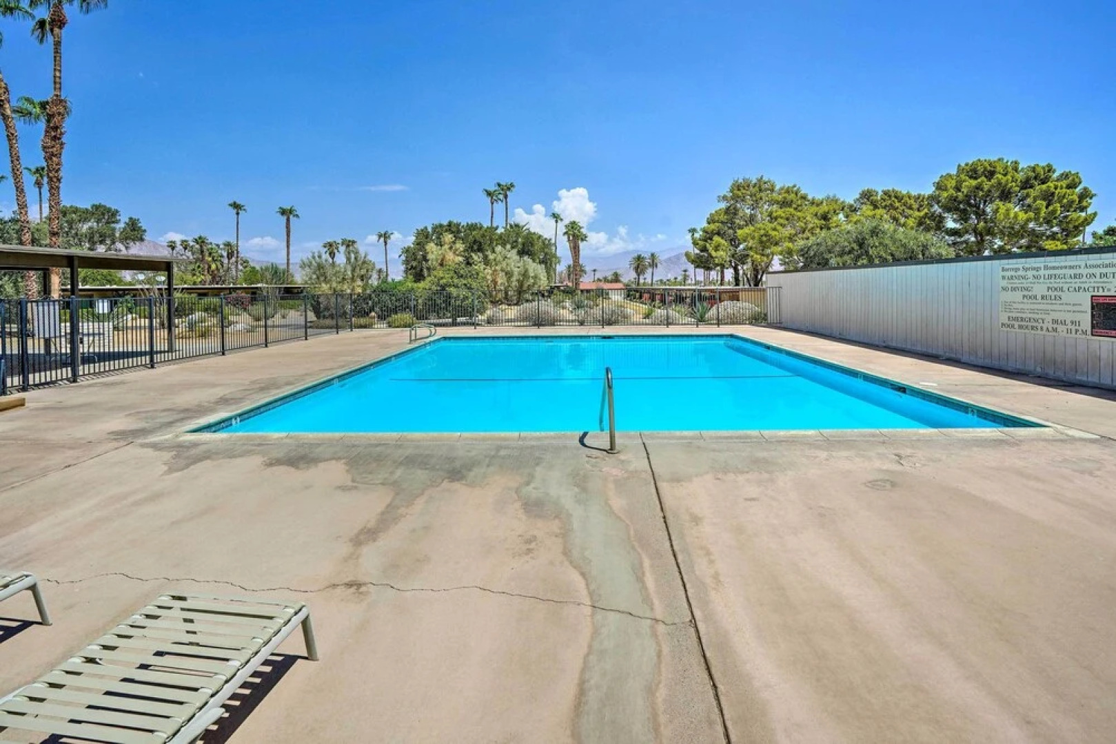 Borrego Springs Vacation Rental: Patio & Gas Grill