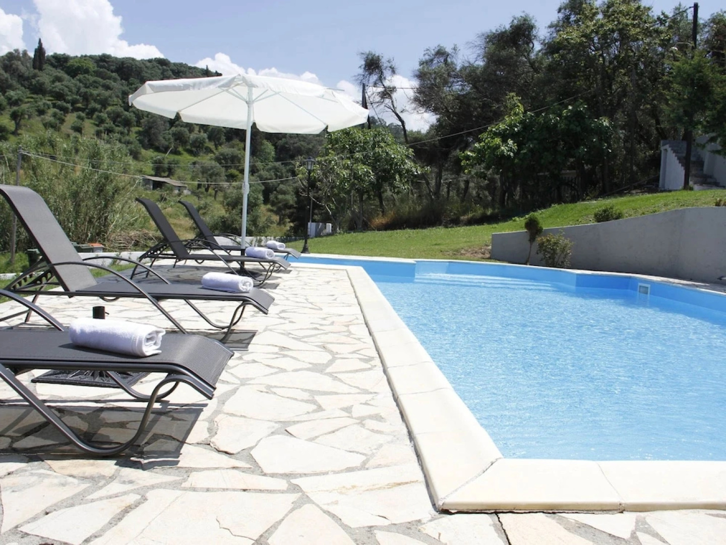 Villa in Corfu With Pool Near Gialos Beach