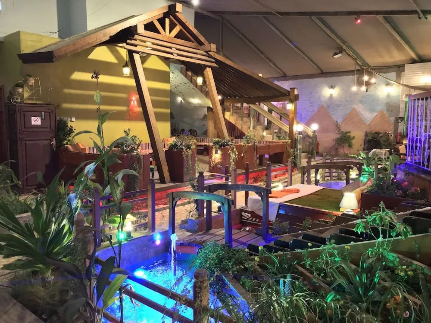 Wooden Water Fall Chalet