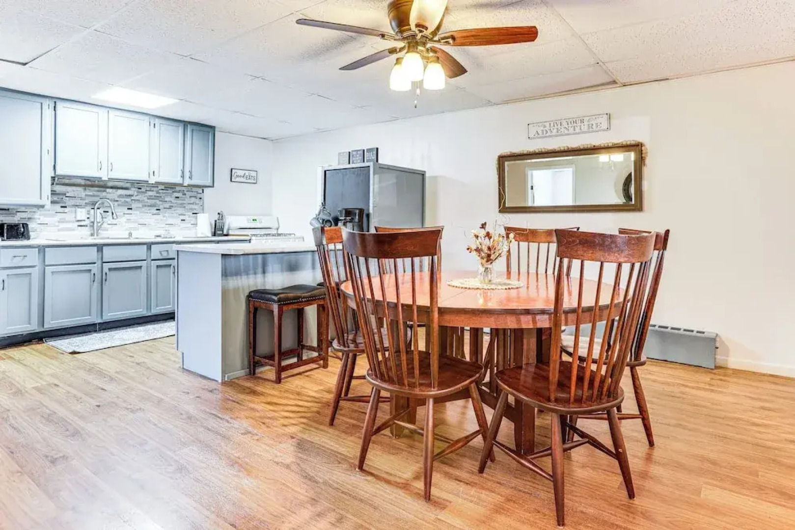 1 Block to Crystal Lake: Downtown Beulah Apt!