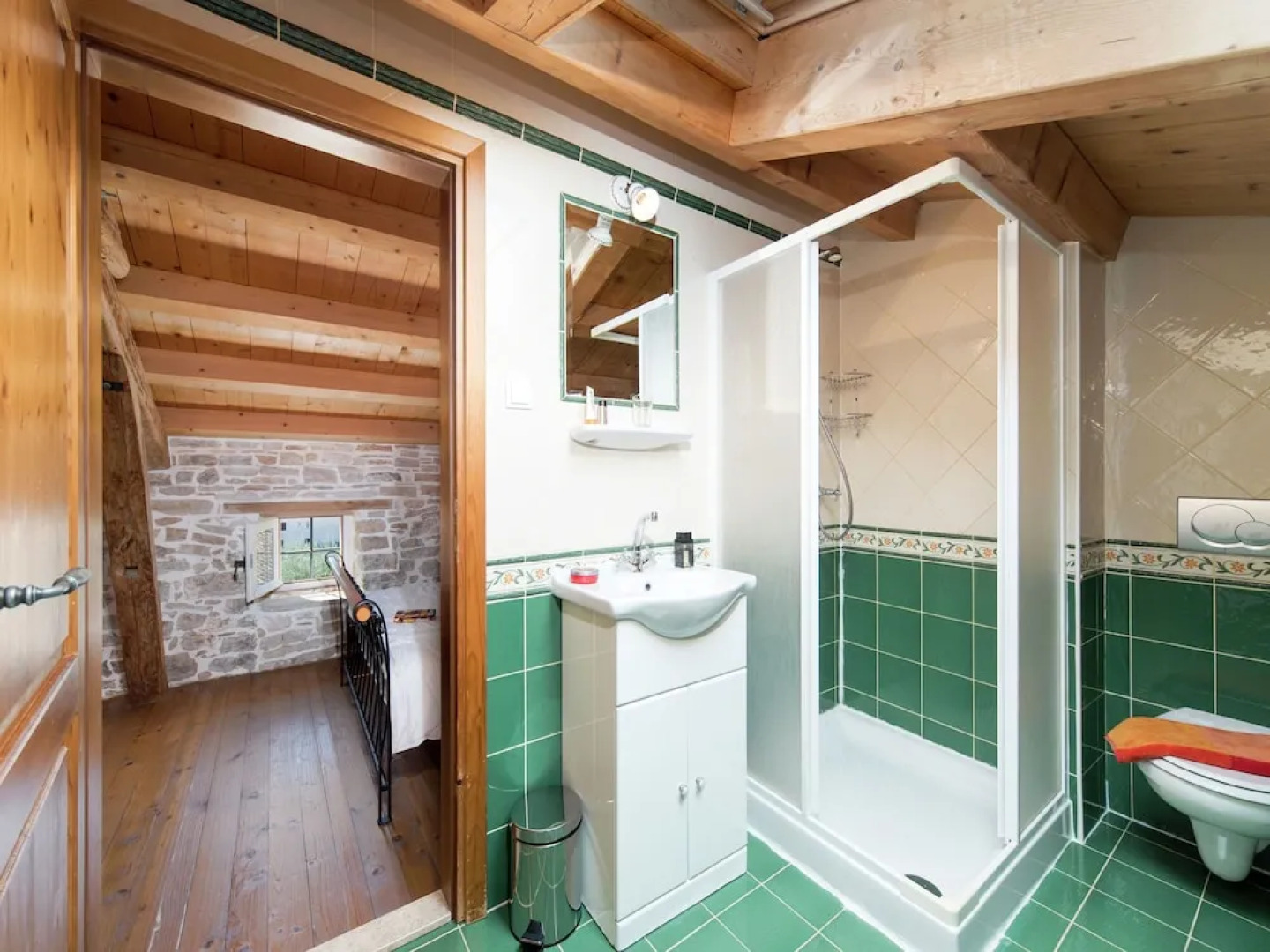 Enchanting villa with beautiful stone architecture