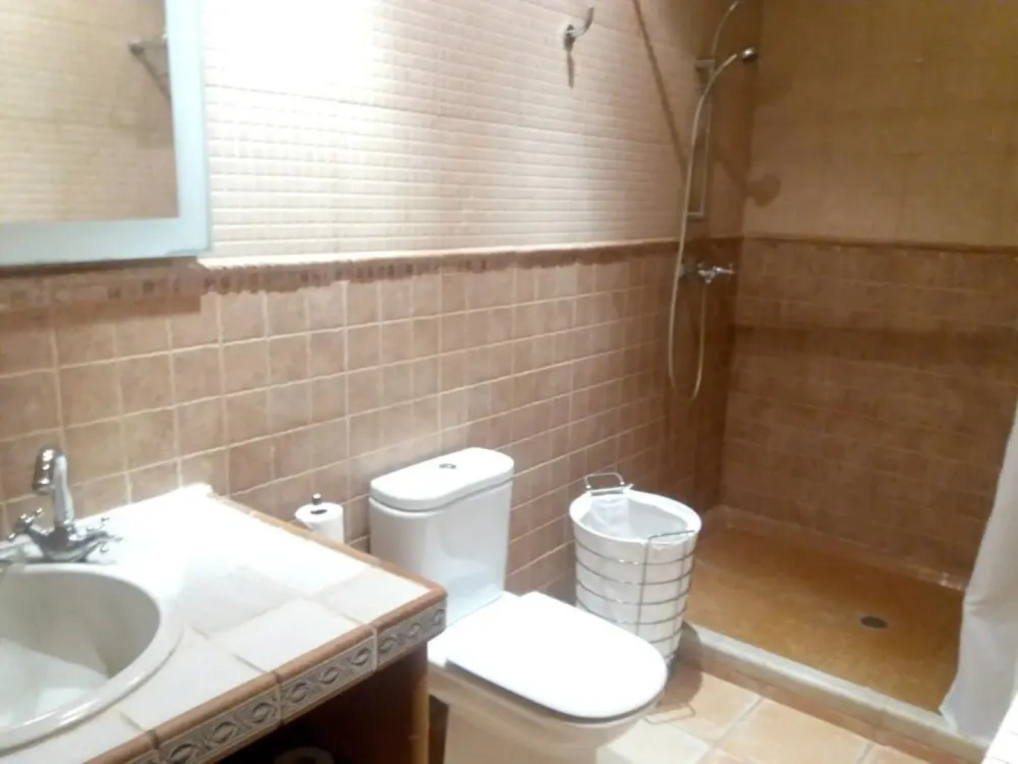 Appealing holiday home in Ogassa with patio