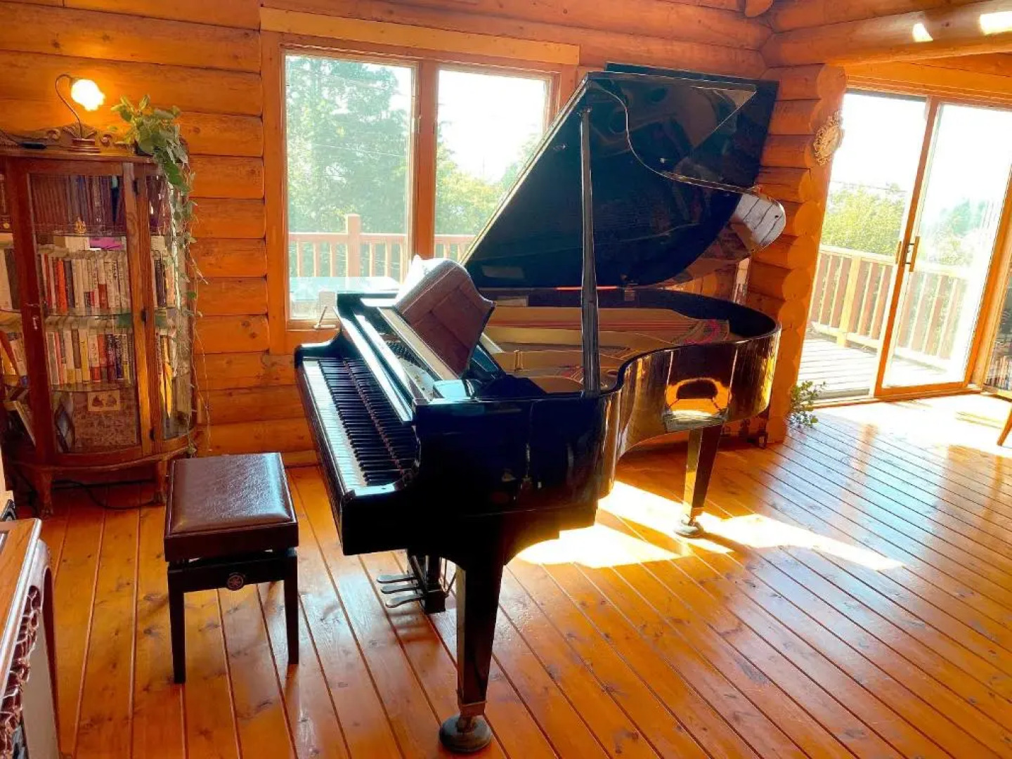 A Private Log House with Mt Fuji View & Piano - "Thangtong House Japan"
