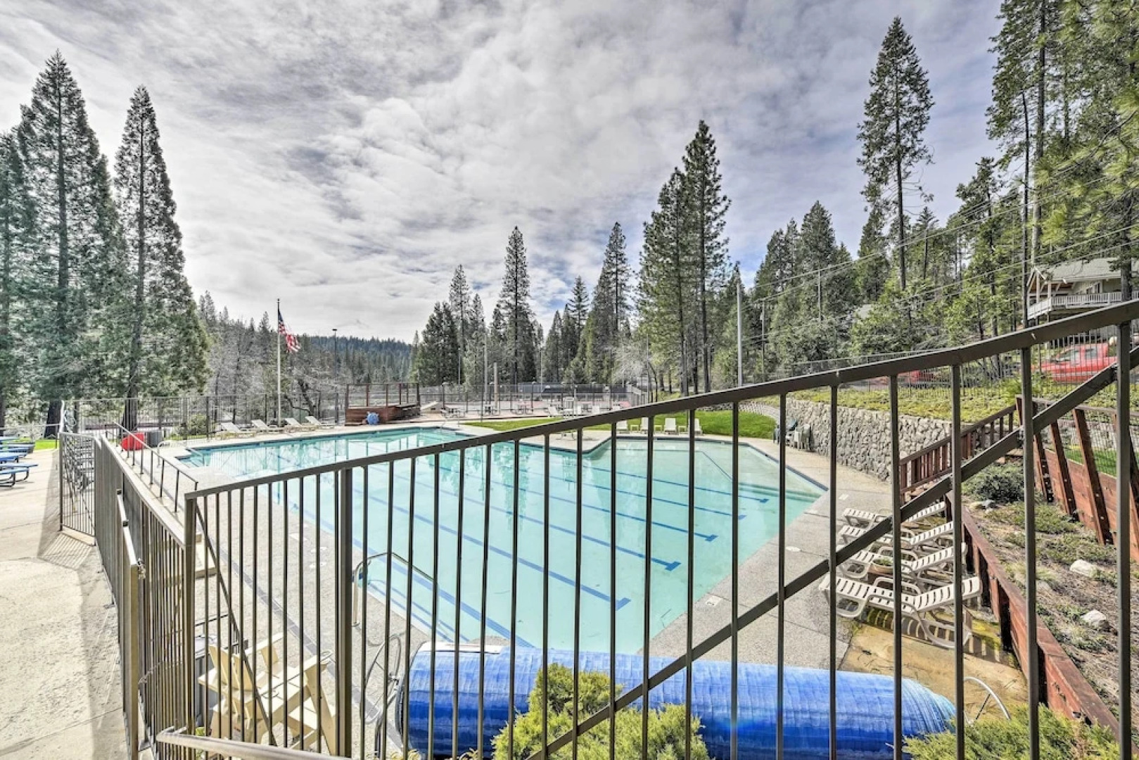 Deck & Views: Pet-friendly Starry Pines Cabin