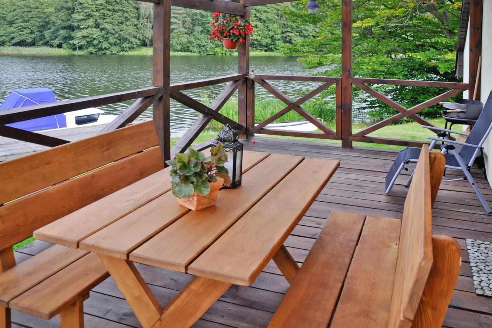 Holiday Home by Lake Rosnowskie With Boat