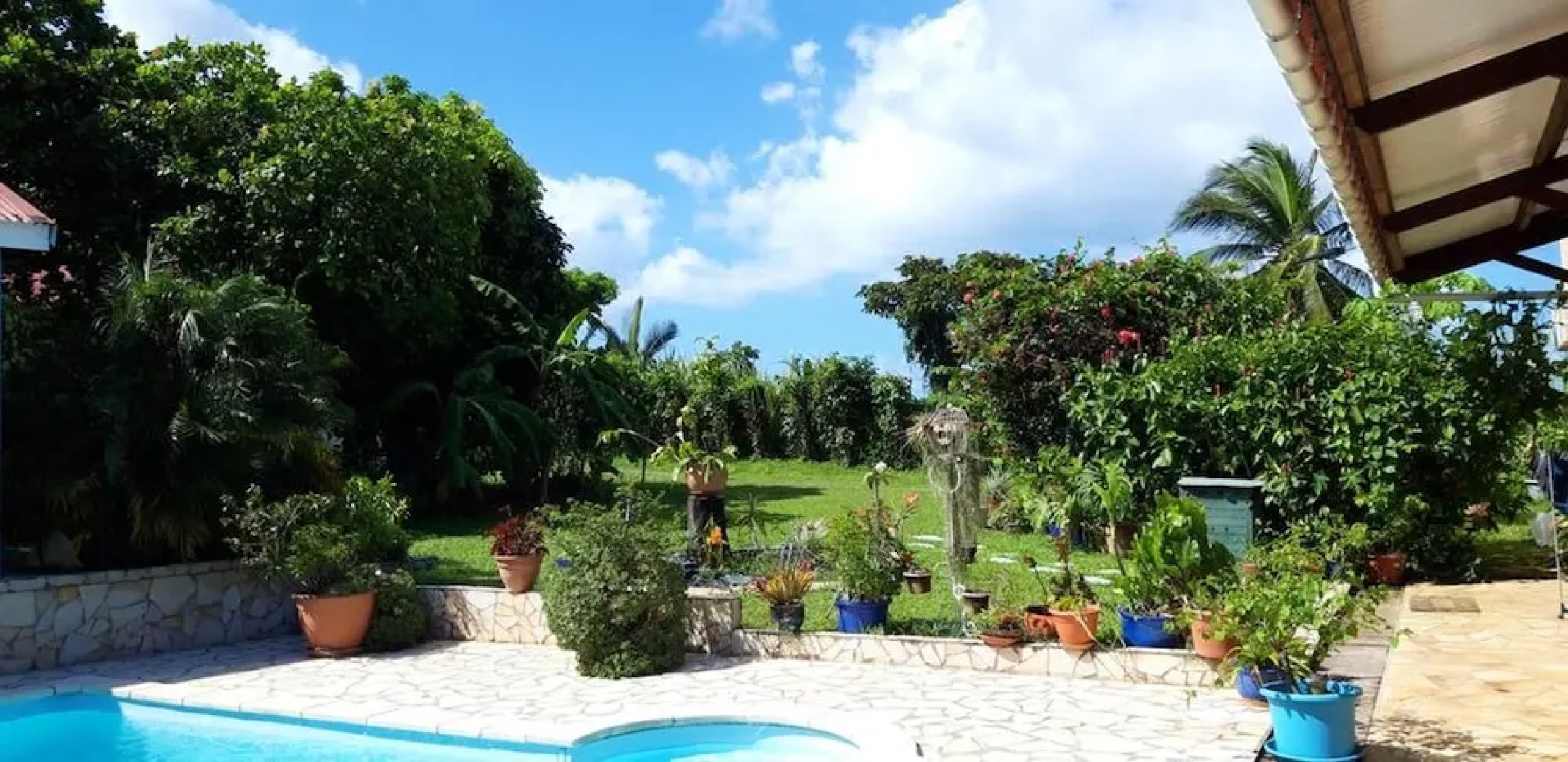 Studio in Baie Mahault, With Private Pool, Enclosed Garden and Wifi - 15 km From the Beach