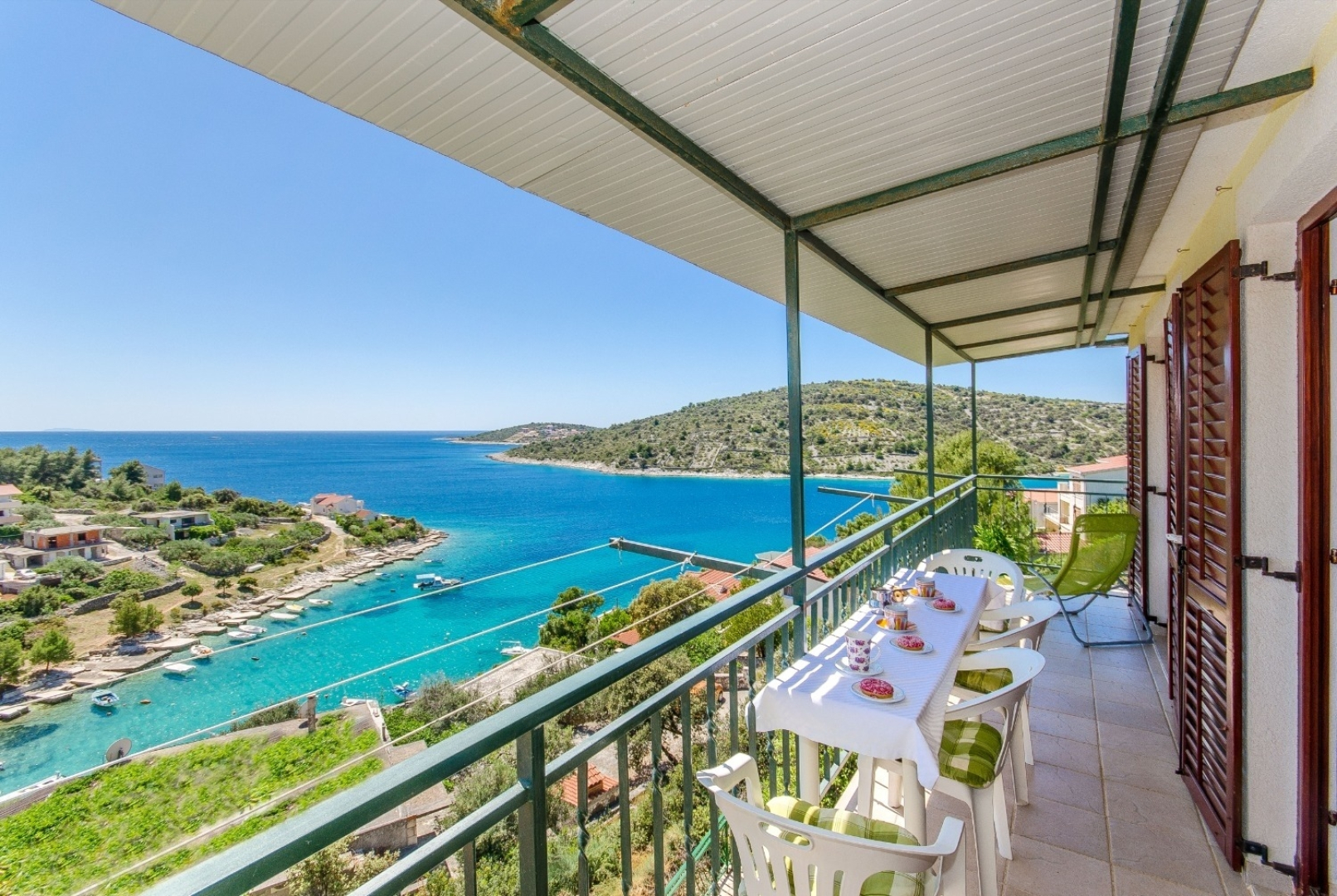 Apartment Bosiljka - by the sea: A2 Sevid, Riviera Trogir