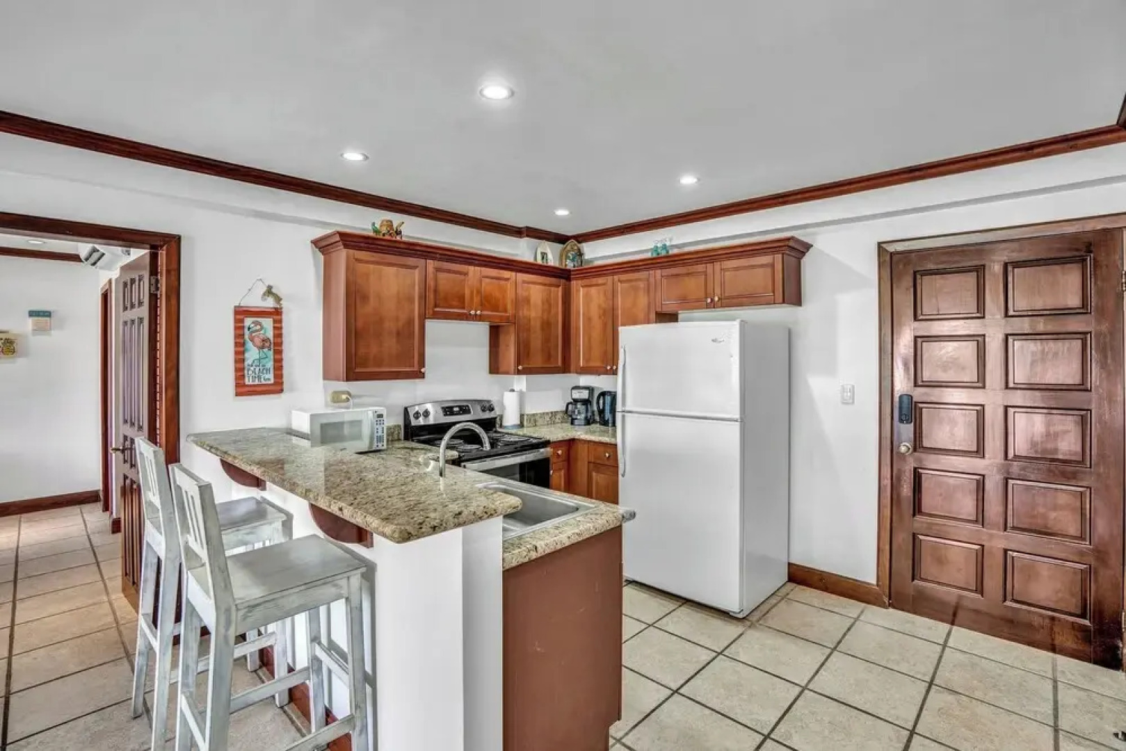 Newly Remodeled Flamingo Condo with Sweeping Ocean Views, Spacious Terrace & Walkable Location