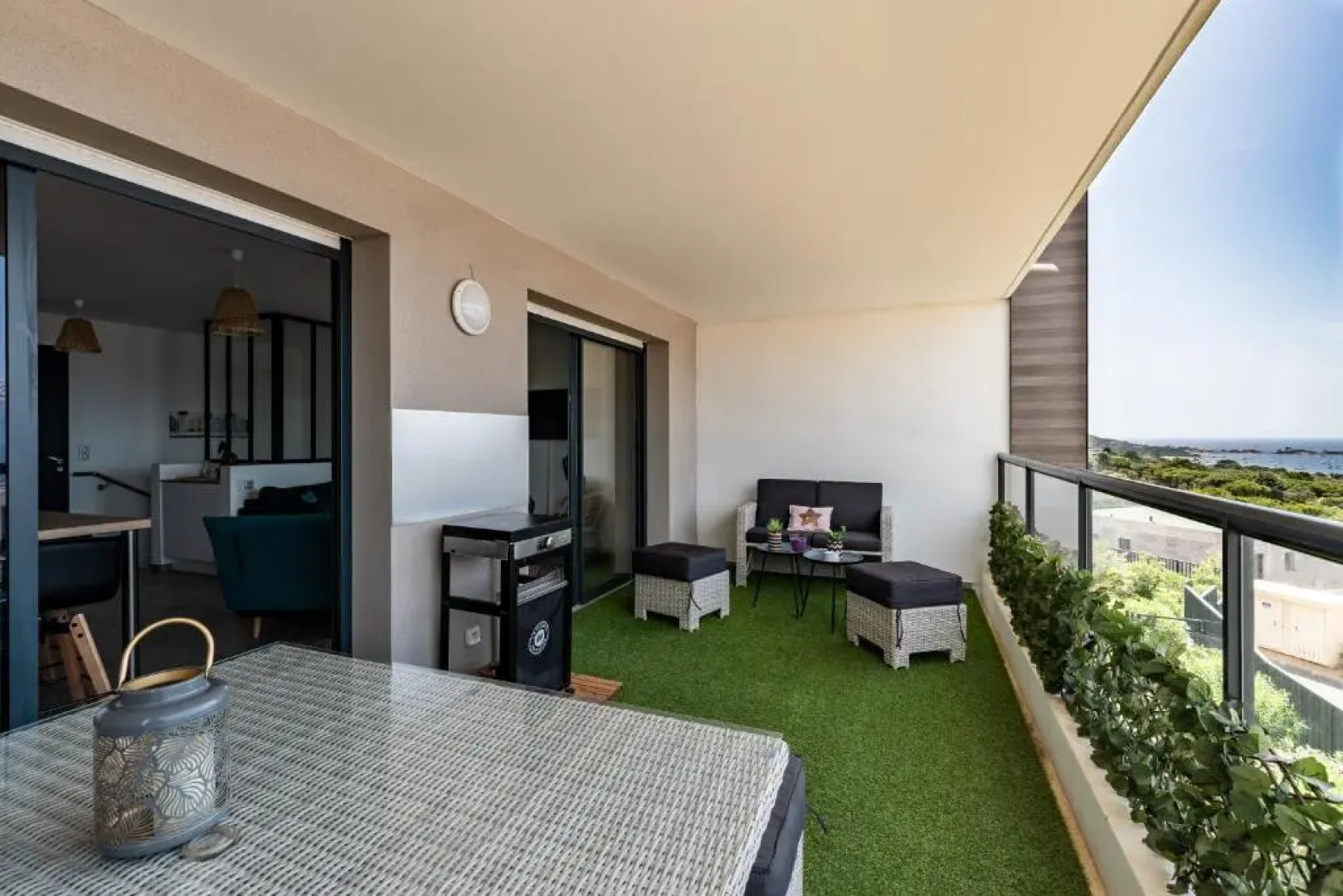 L'étincelle de Stagnola - Vue mer