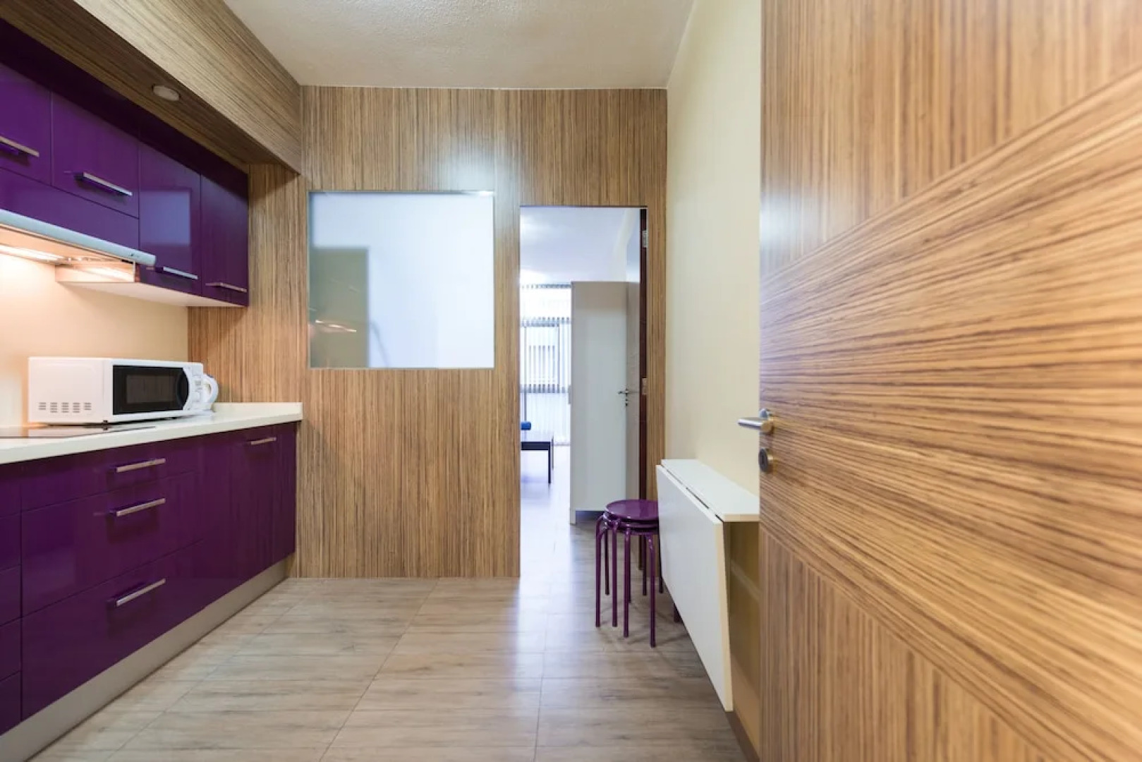 Green water at the beach