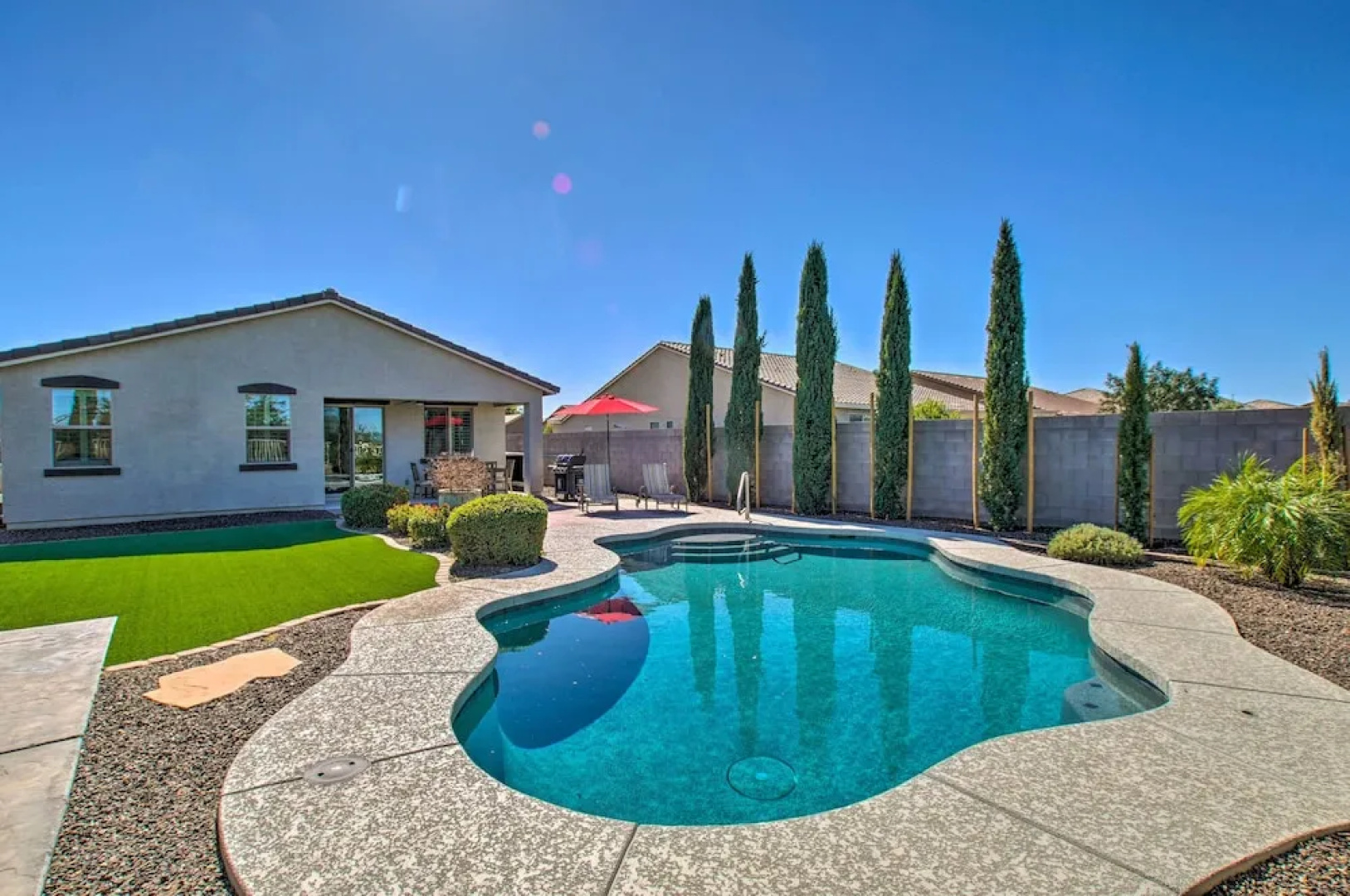 Pool & Covered Patio: San Tan Valley Home