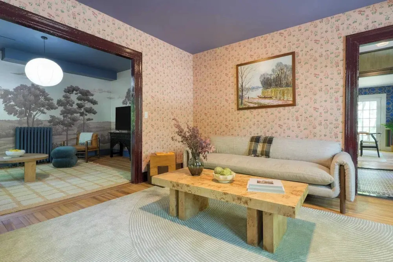 Relax in Style at Historic Modern on Main With Modern Amenities & Wooded Views