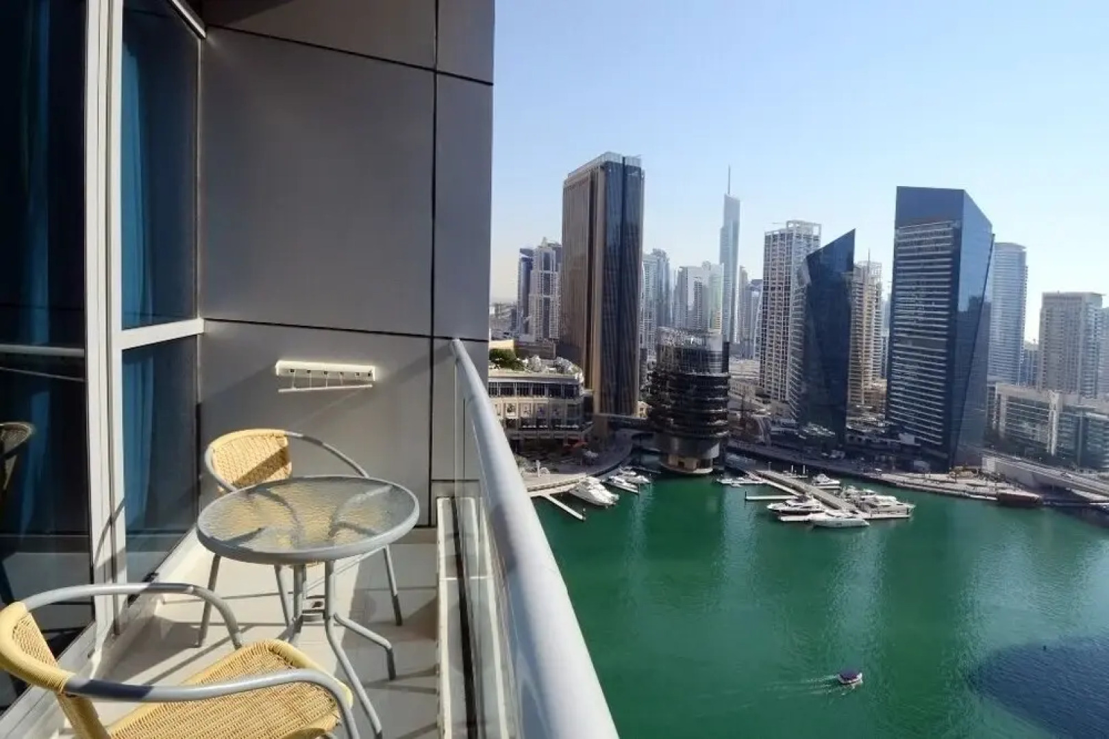 Contemporary One Bedroom with Full Marina View
