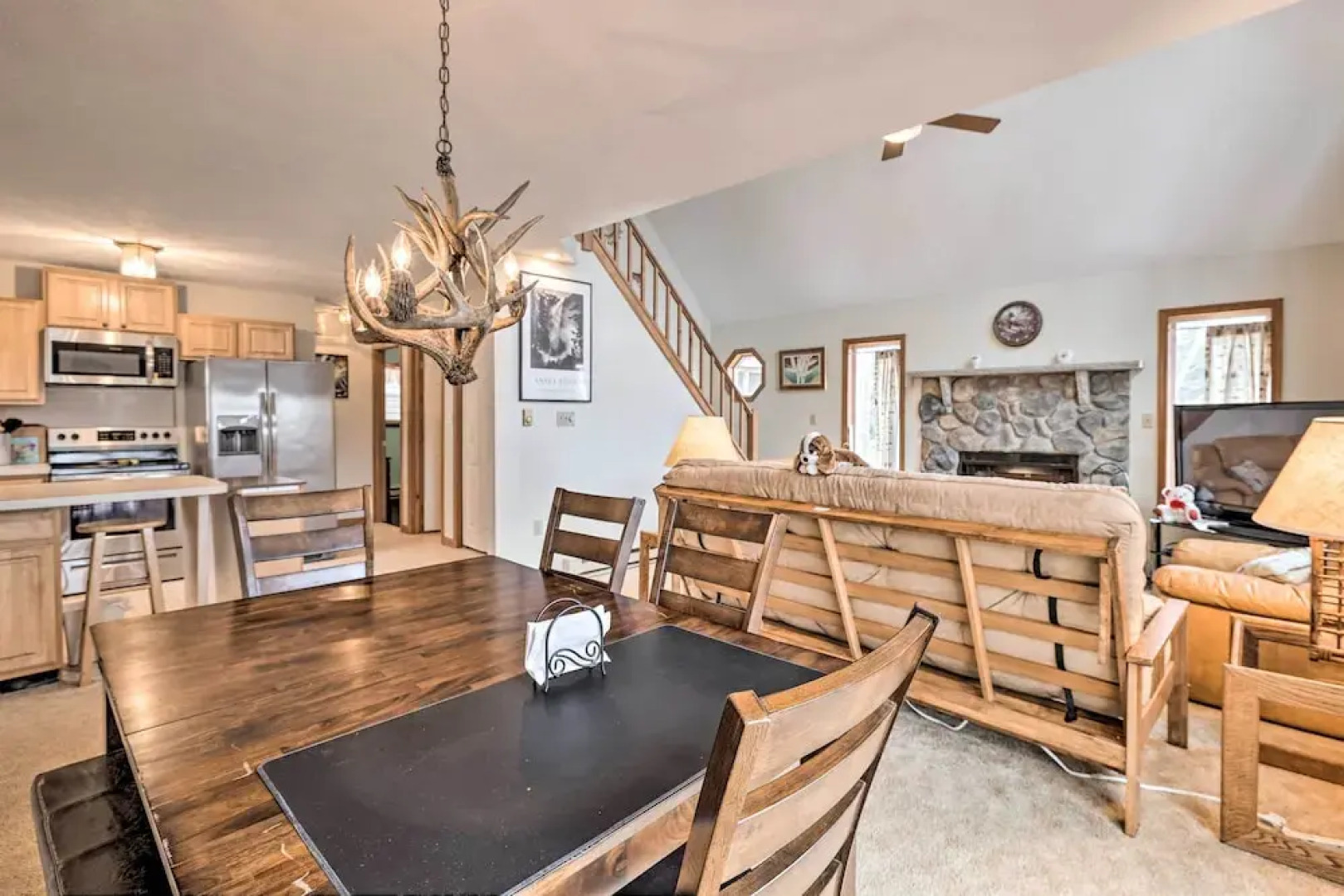 Walk to Beach: Lakefront Pocono Escape w/ Fire Pit