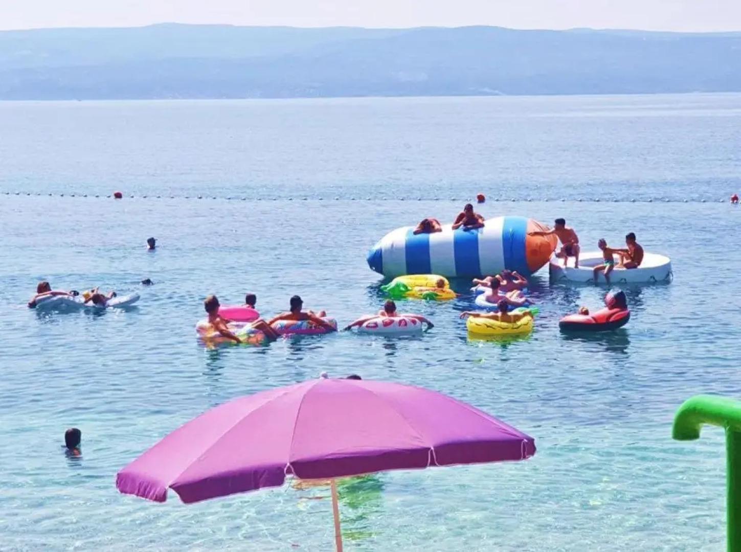 20 meters from the beach