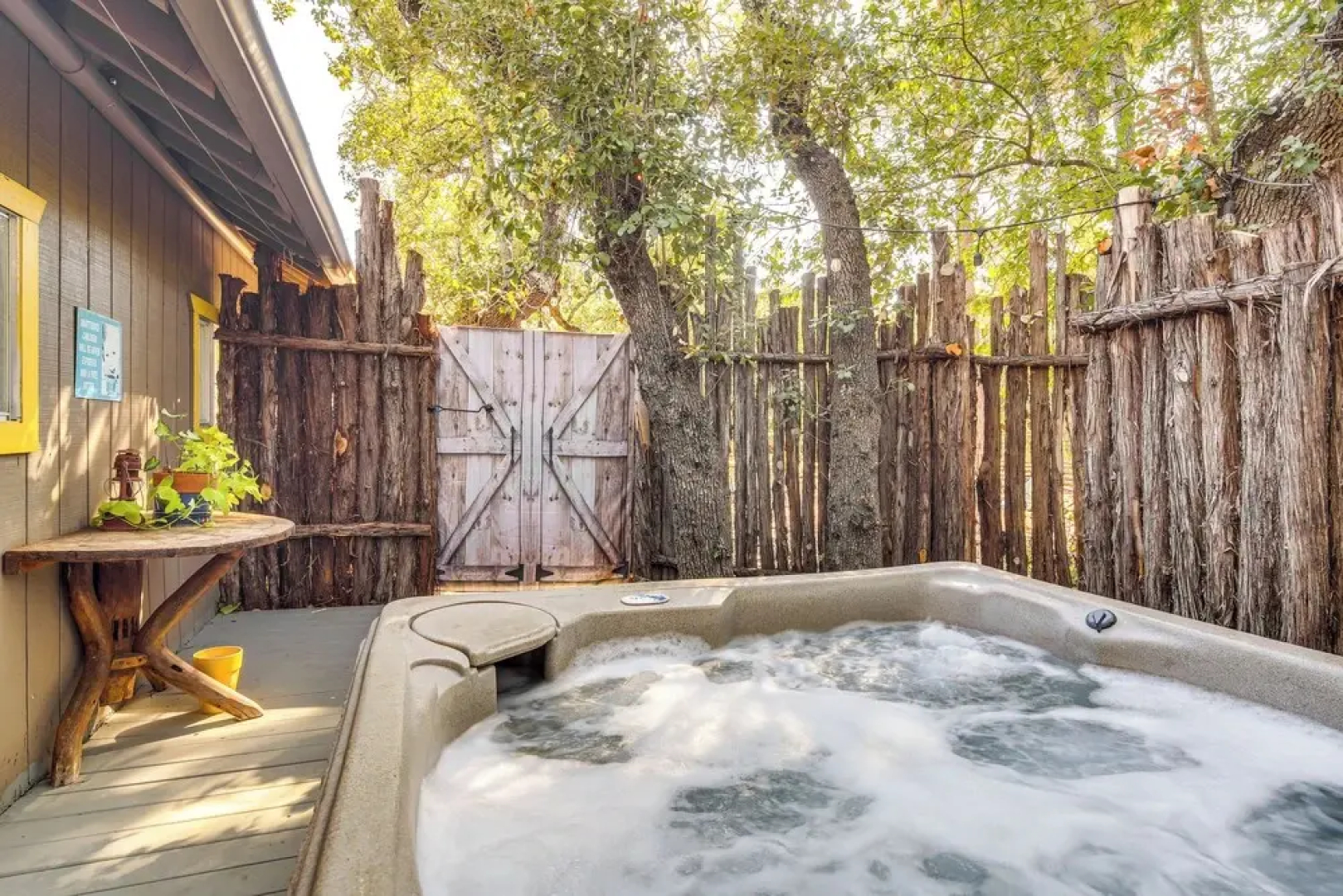 Pet-friendly Wimberley Cabin w/ Fire Pit & Hot Tub