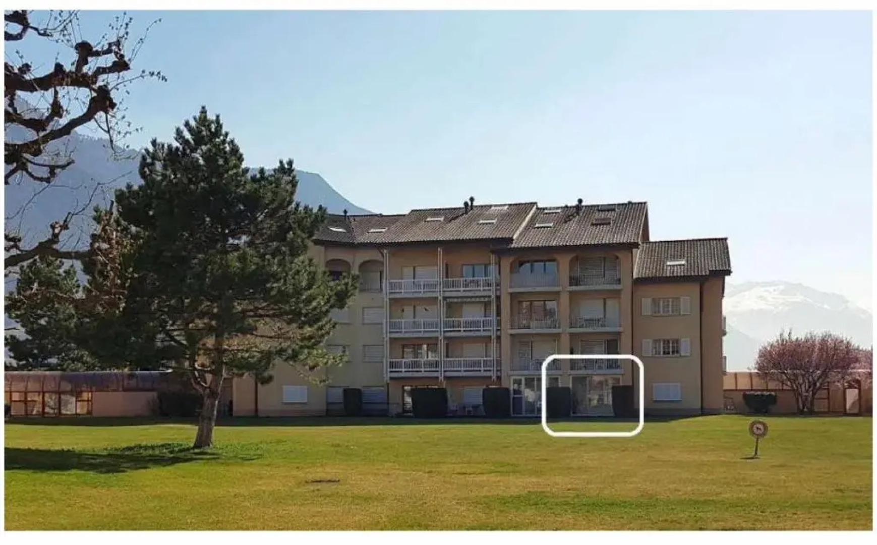 Studio 4pers aux Bains de Saillon