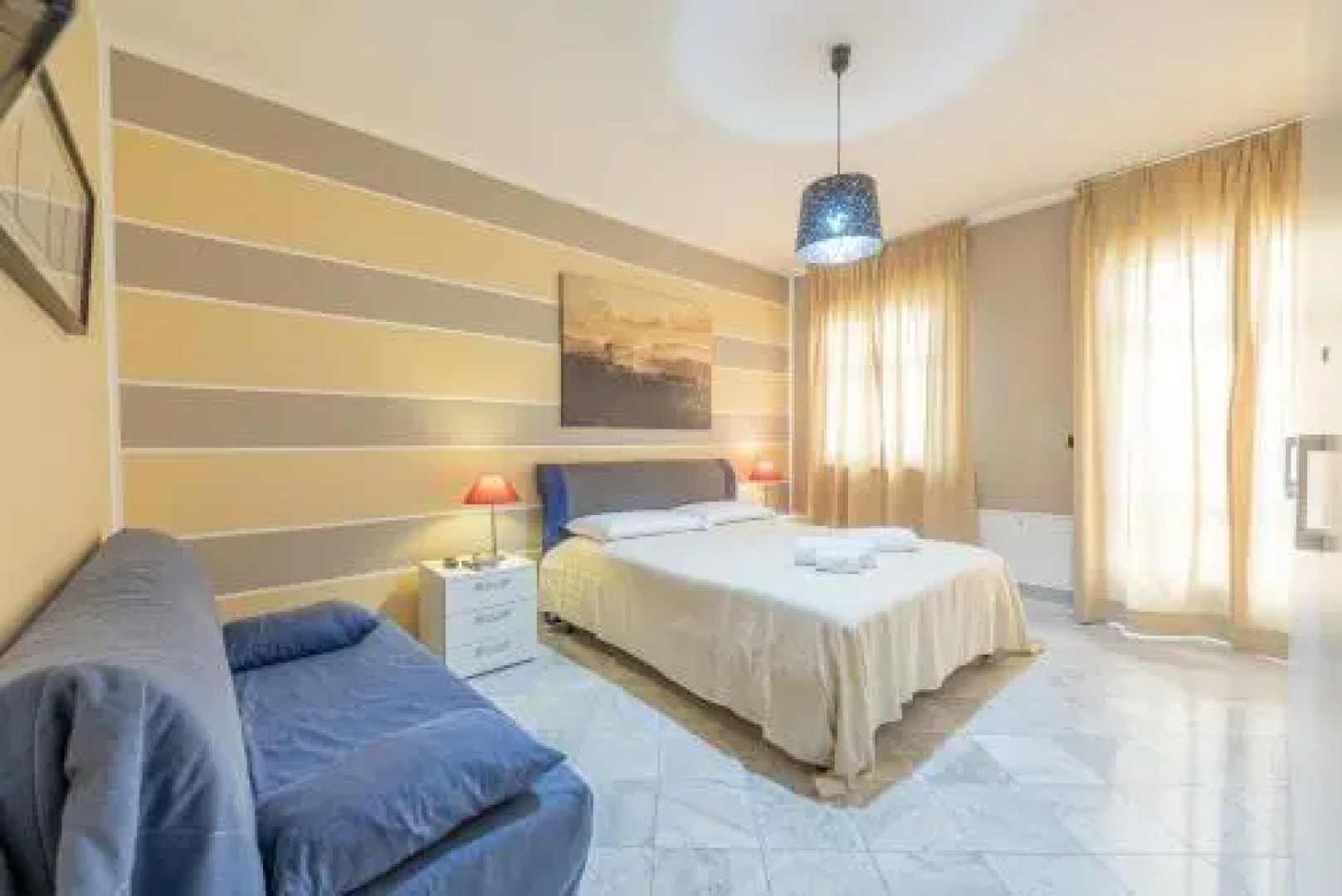 Il terrazzo e l'appartamento diVino