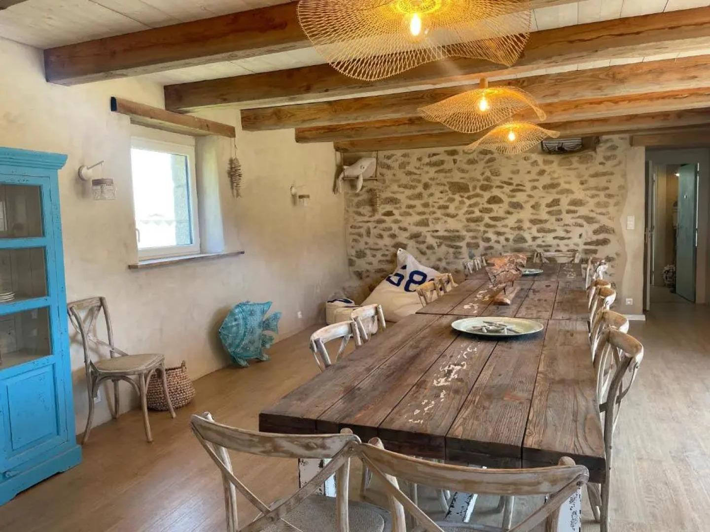 Maison Maillots et Bigorneaux, 19 pers, jacuzzi, 40m de la mer